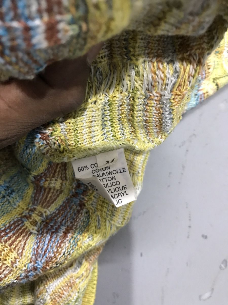 Designer × Vintage Rare Vintage marcazzani 3D knitting zipper sweater Size US M / EU 48-50 / 2 - 8 Thumbnail