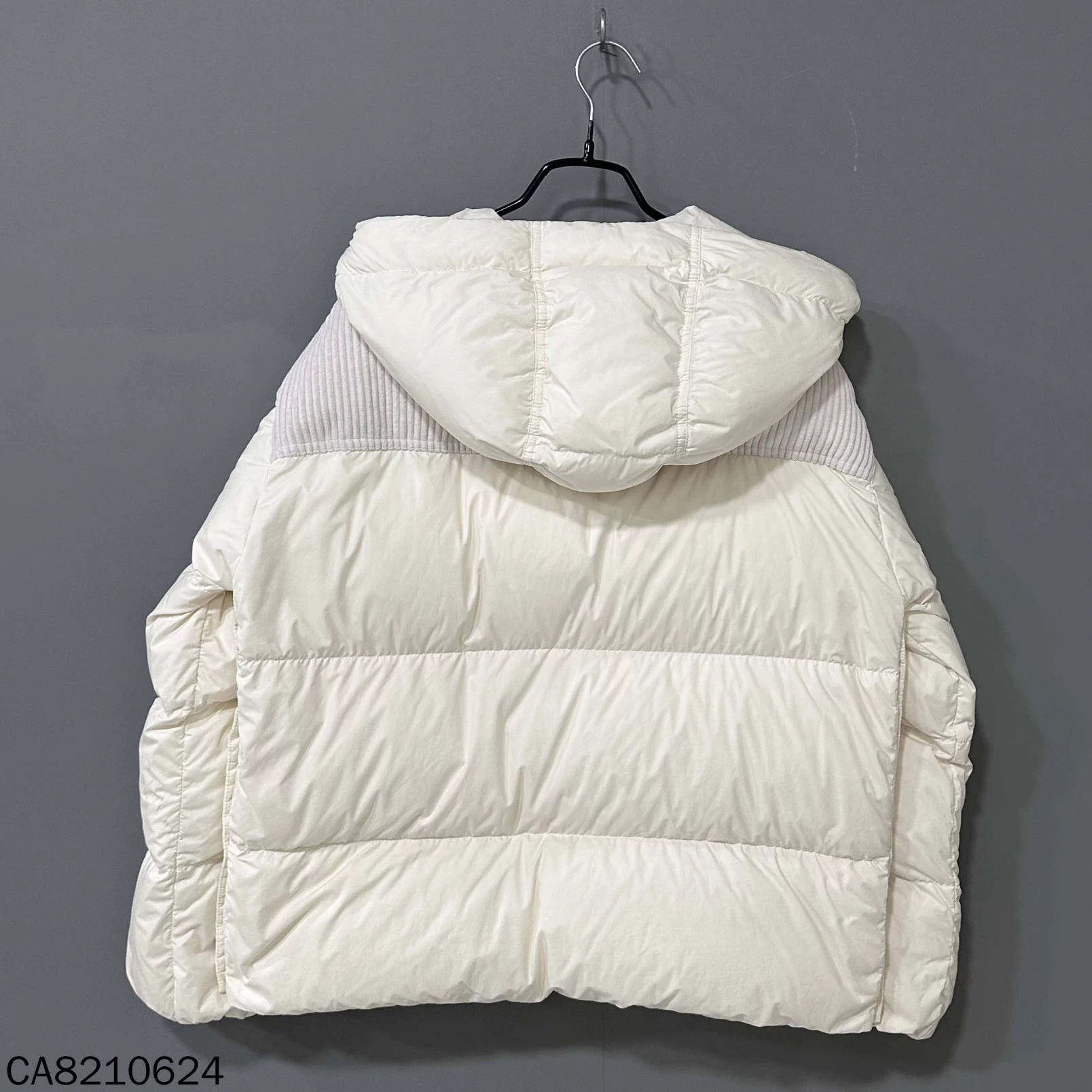 Moncler Moncler new light beige colorblock down jacket women's 0 Size XS / US 0-2 / IT 36-38 - 3 Thumbnail