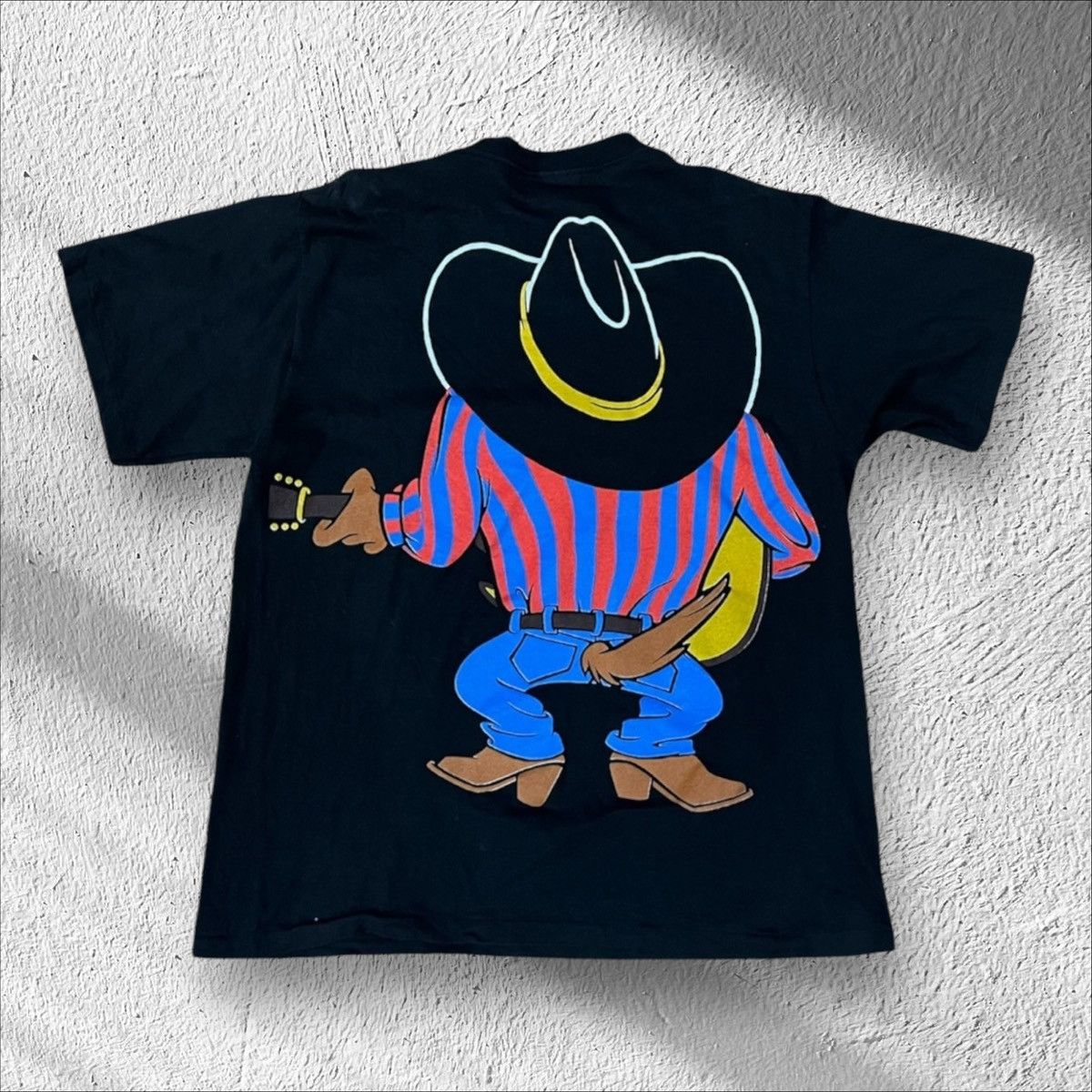 Vintage × Warner Bros Vintage 90s Taz Garth Brooks Looney Tunes AOP Shirt Size US L / EU 52-54 / 3 - 2 Thumbnail