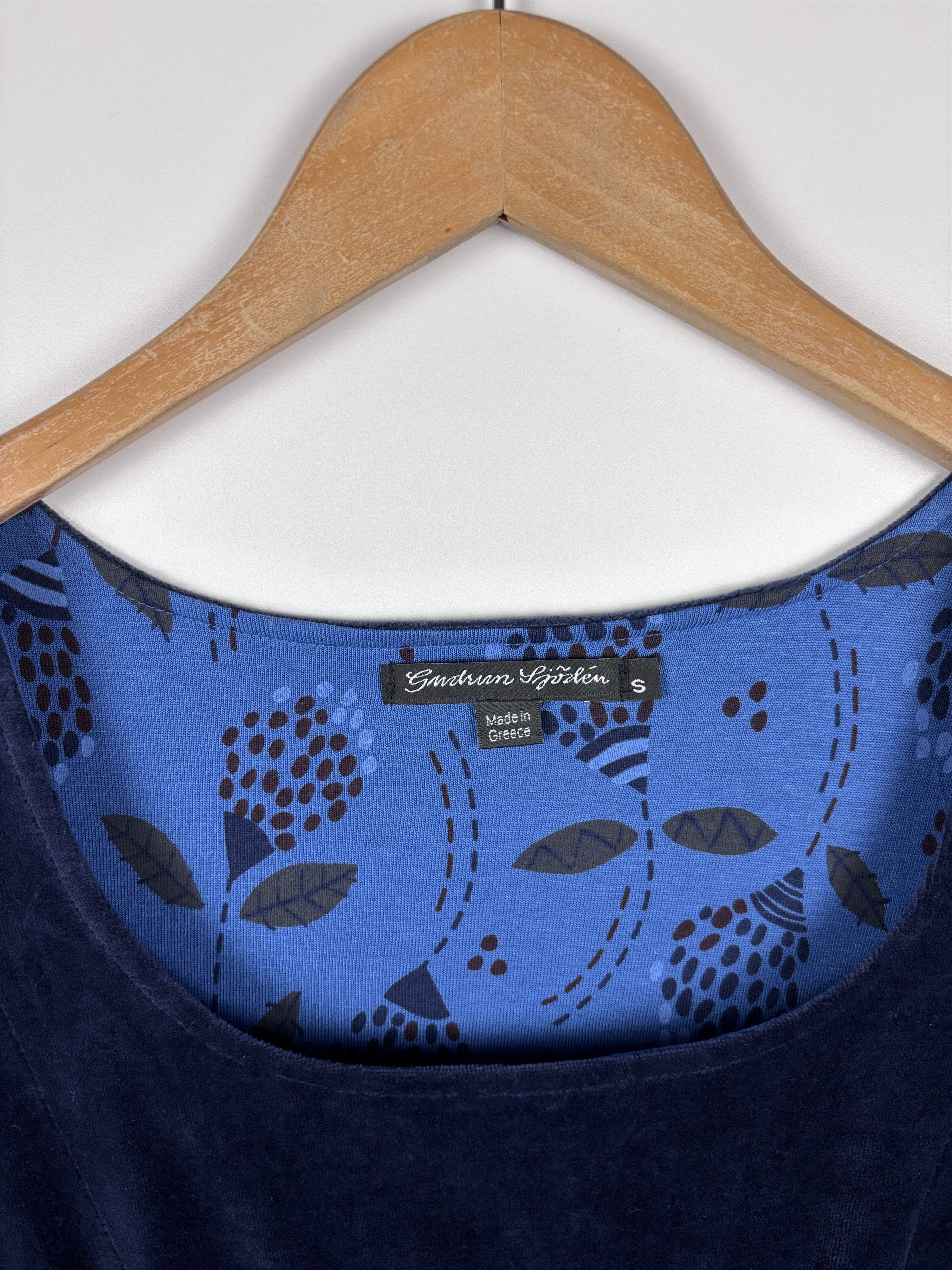 Gudrun Sjoden Gudrun Sjoden Velour Dress Blue Size S Size S / US 4 / IT 40 - 4 Thumbnail