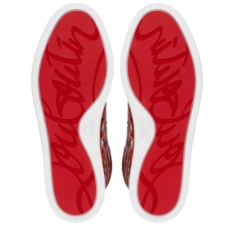 Christian Louboutin os11x0526 F.A.V Fique A Vontade Sneakers in Acajou Size US 9 / EU 42 - 5 Thumbnail