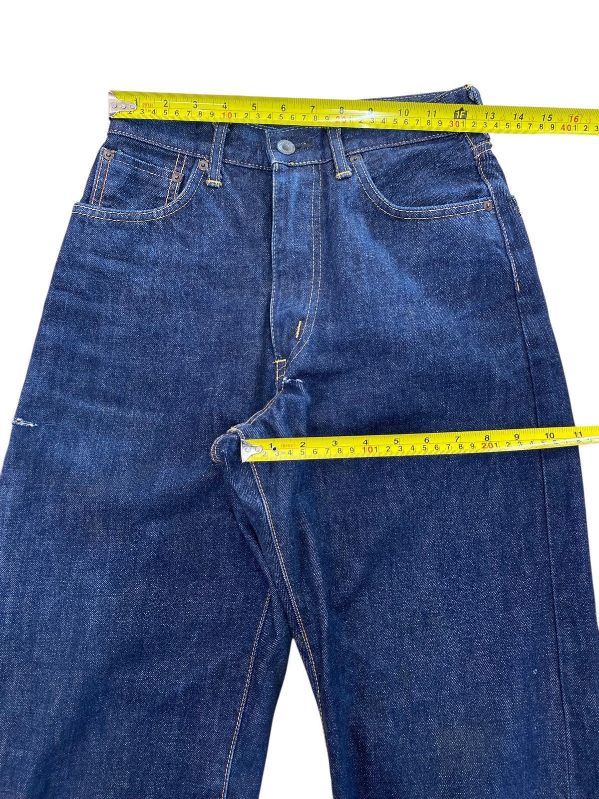 Edwin Vintage Edwin Selvedge Blue Wash Style Loose Jeans Size US 26 / EU 42 - 9 Thumbnail