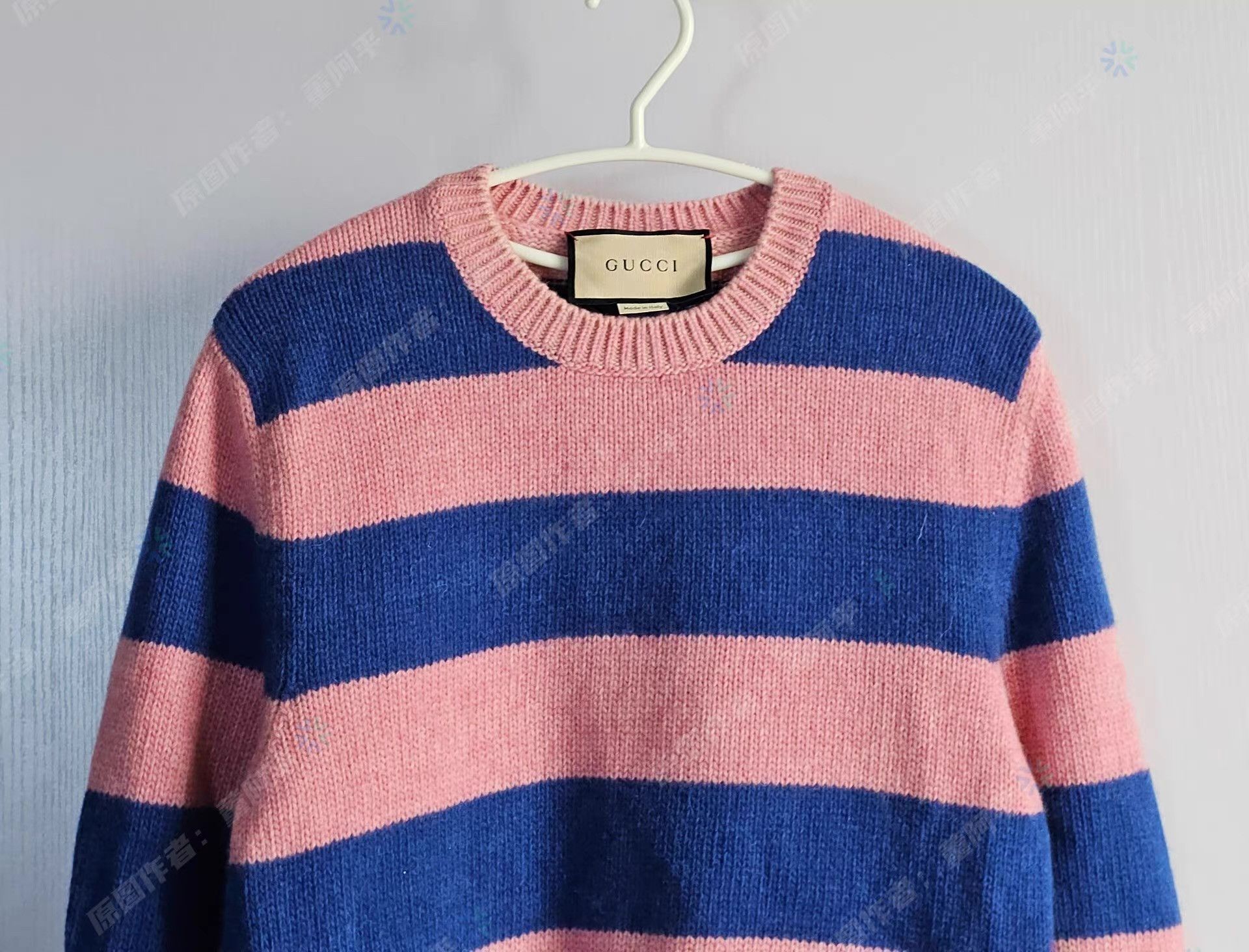 Gucci Gucci women's striped cashmere sweater Q4 Size S / US 4 / IT 40 - 2 Thumbnail