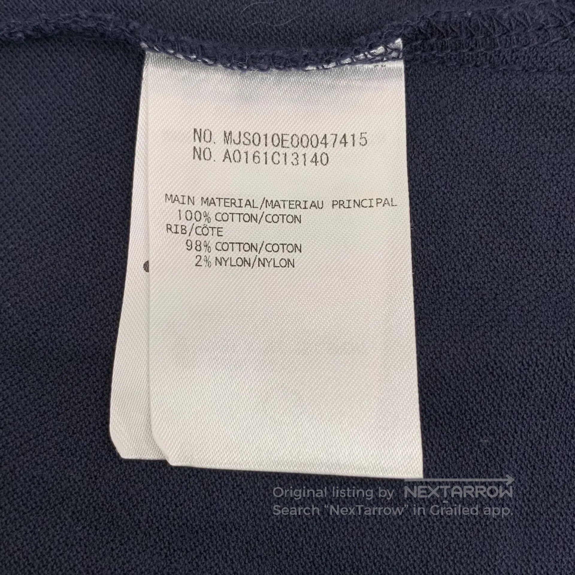 Thom Browne Thom Browne Navy Blue Striped Cotton Round Neck Short Slee Size US M / EU 48-50 / 2 - 7 Thumbnail