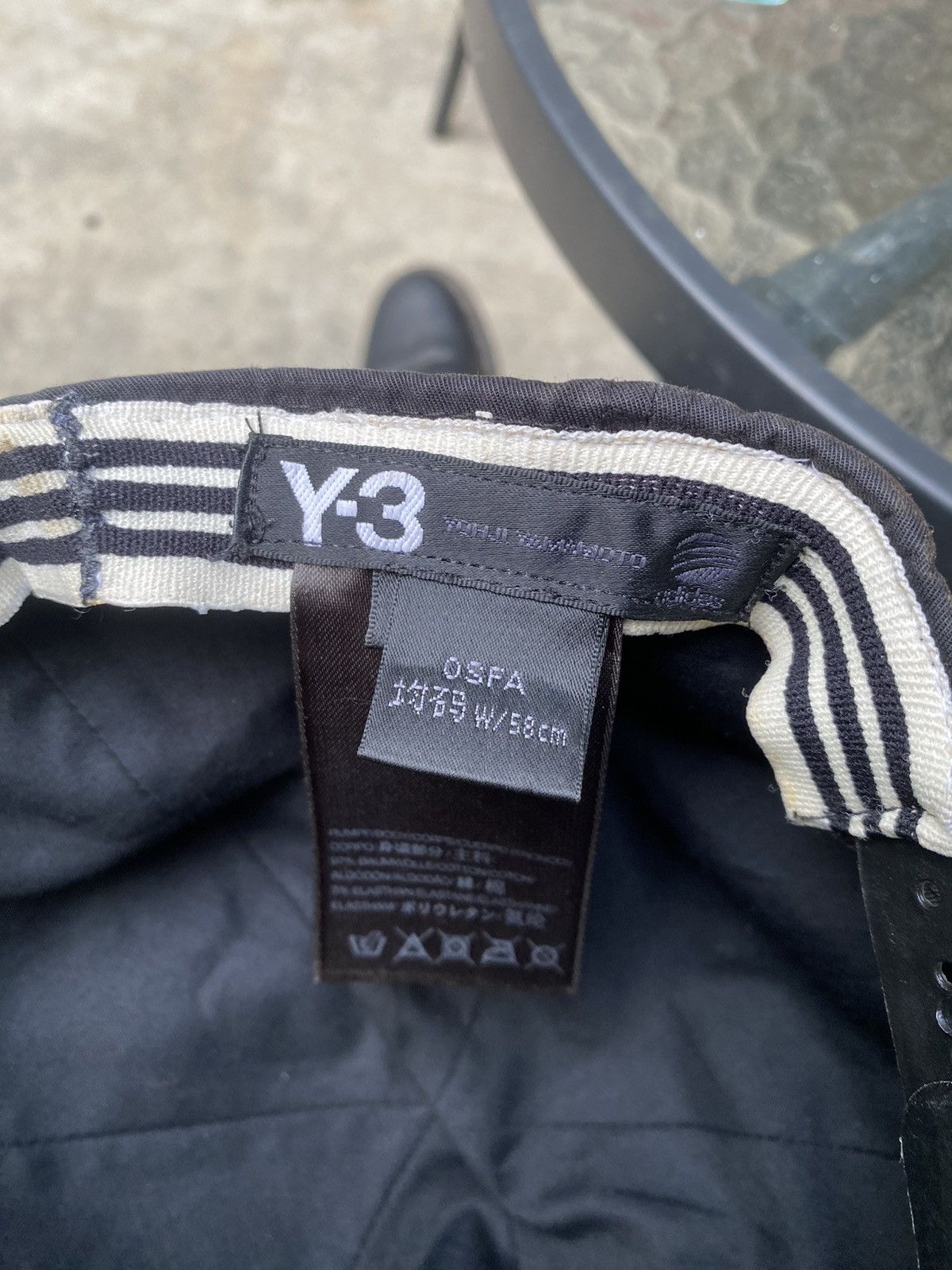 Vintage × Yohji Yamamoto 💥Faded💥Y-3 Yohji Yamamoto Hat Size ONE SIZE - 4 Thumbnail
