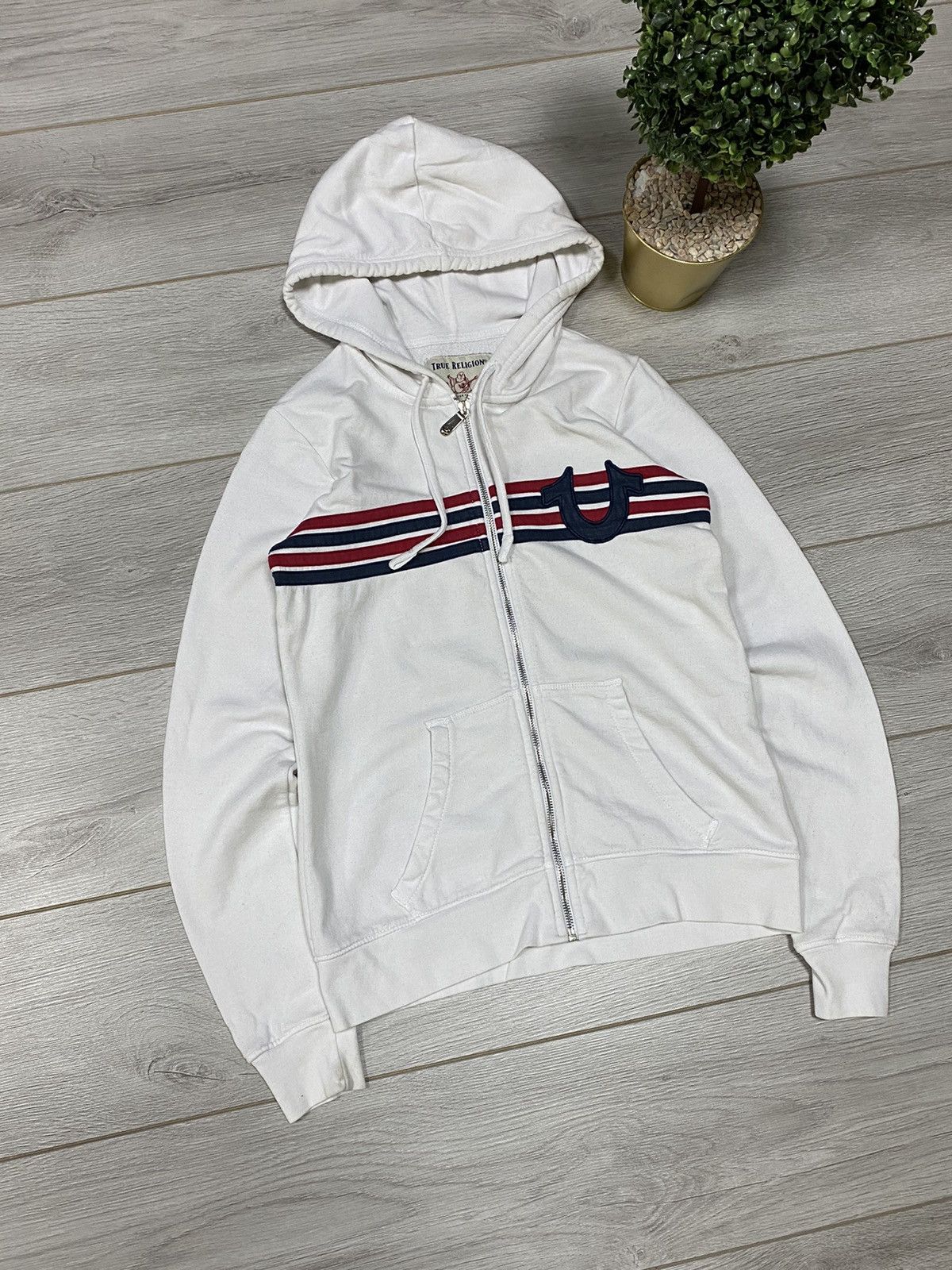 True Religion True Religion vintage big Buddha logo hoodie zip horseshoe Size US S / EU 44-46 / 1 - 2 Thumbnail