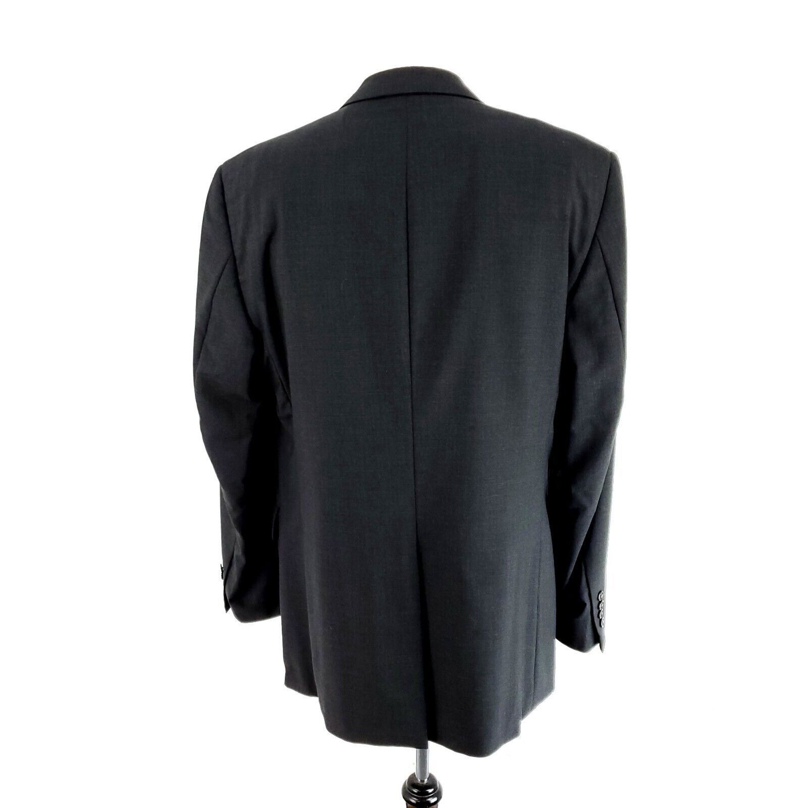 Jos. A. Bank Jos A Bank Wool 2 Button Blazer 42L Gray Size 42L - 5 Thumbnail