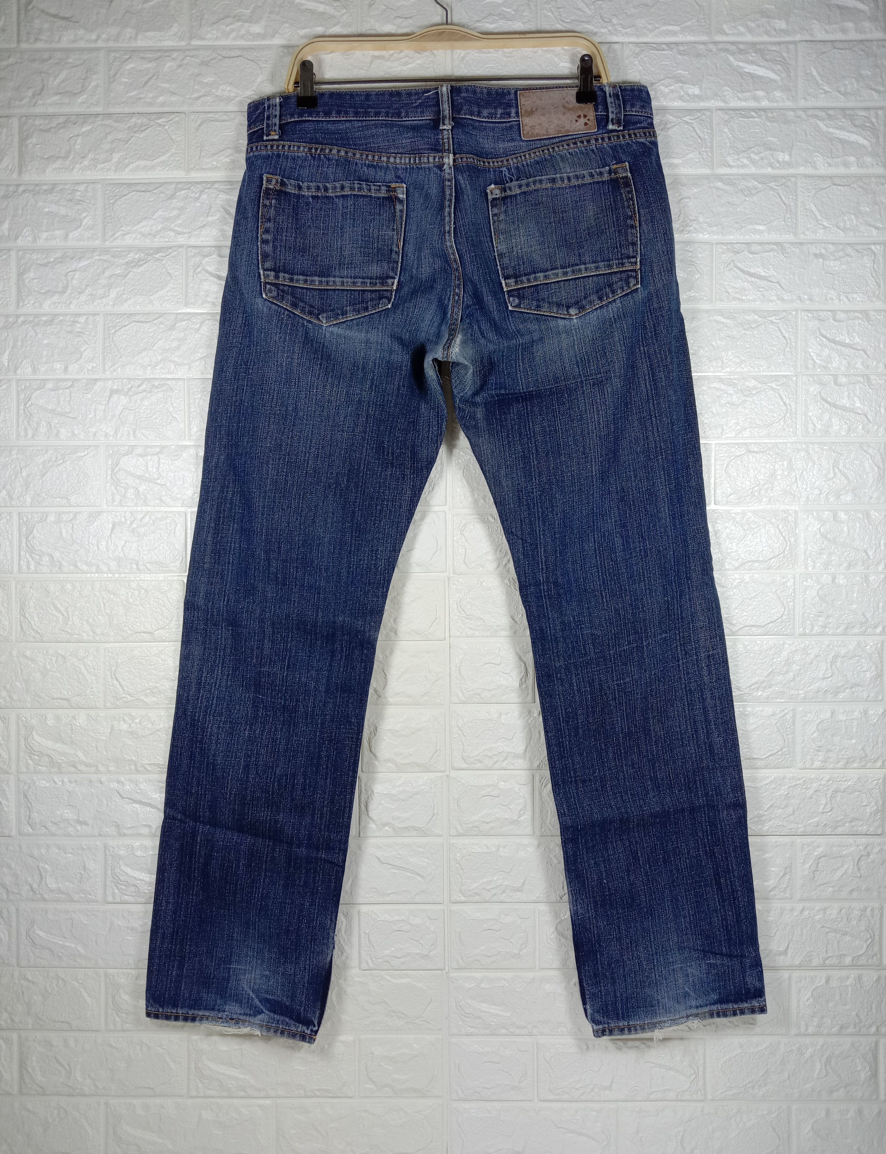 Japanese Brand Vintage Japanese Brand Kenji Straight Cut Blue Wash Jeans Size US 36 / EU 52 - 5 Thumbnail