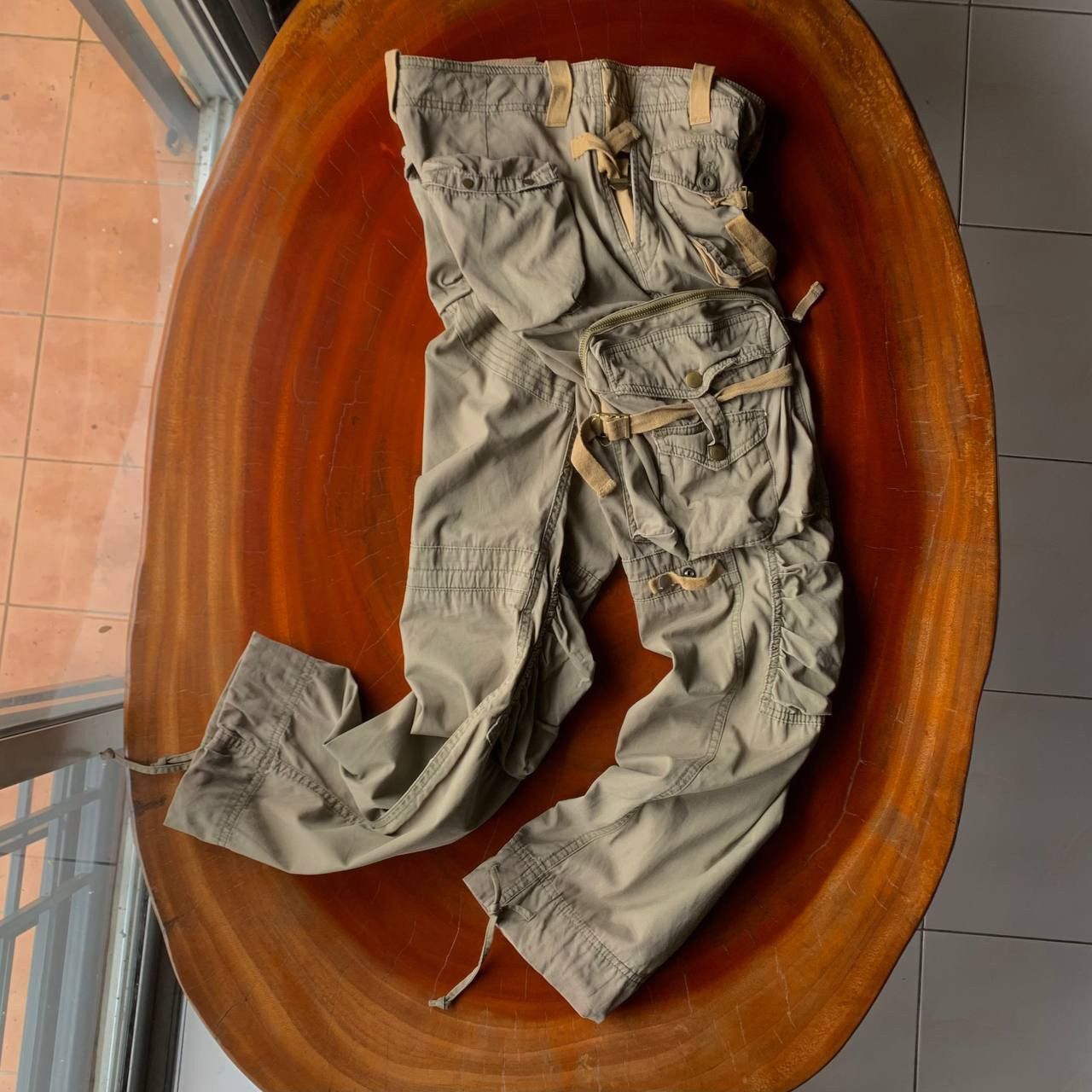 Polo Ralph Lauren Polo Ralph Lauren Tactical Multi Pocket Army Green Pants Size US 31 - 3 Thumbnail