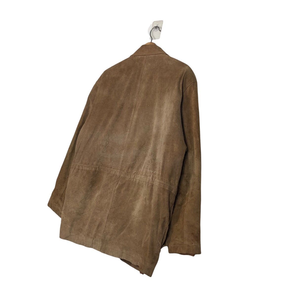 Japanese Brand 📌Vintage Chore Worker Leather Jacket Machope Issey Miyake Size US M / EU 48-50 / 2 - 11 Thumbnail