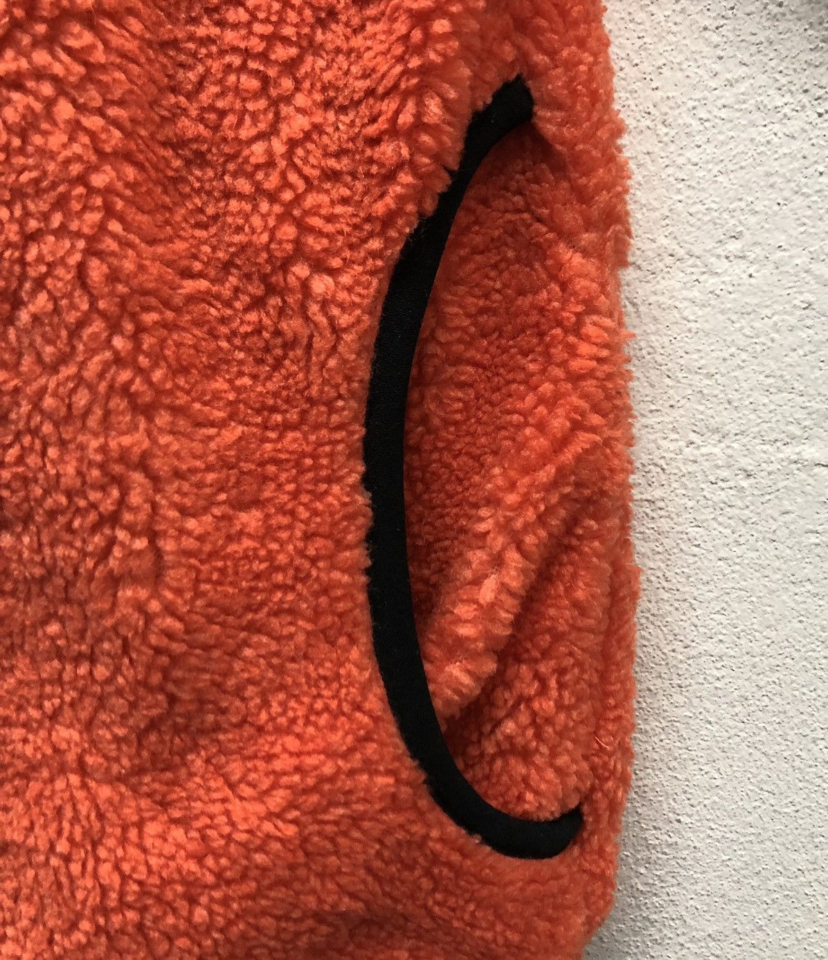 Nike Nike Track & Field Orange Sherpa Fleece Jacket Size US M / EU 48-50 / 2 - 8 Thumbnail