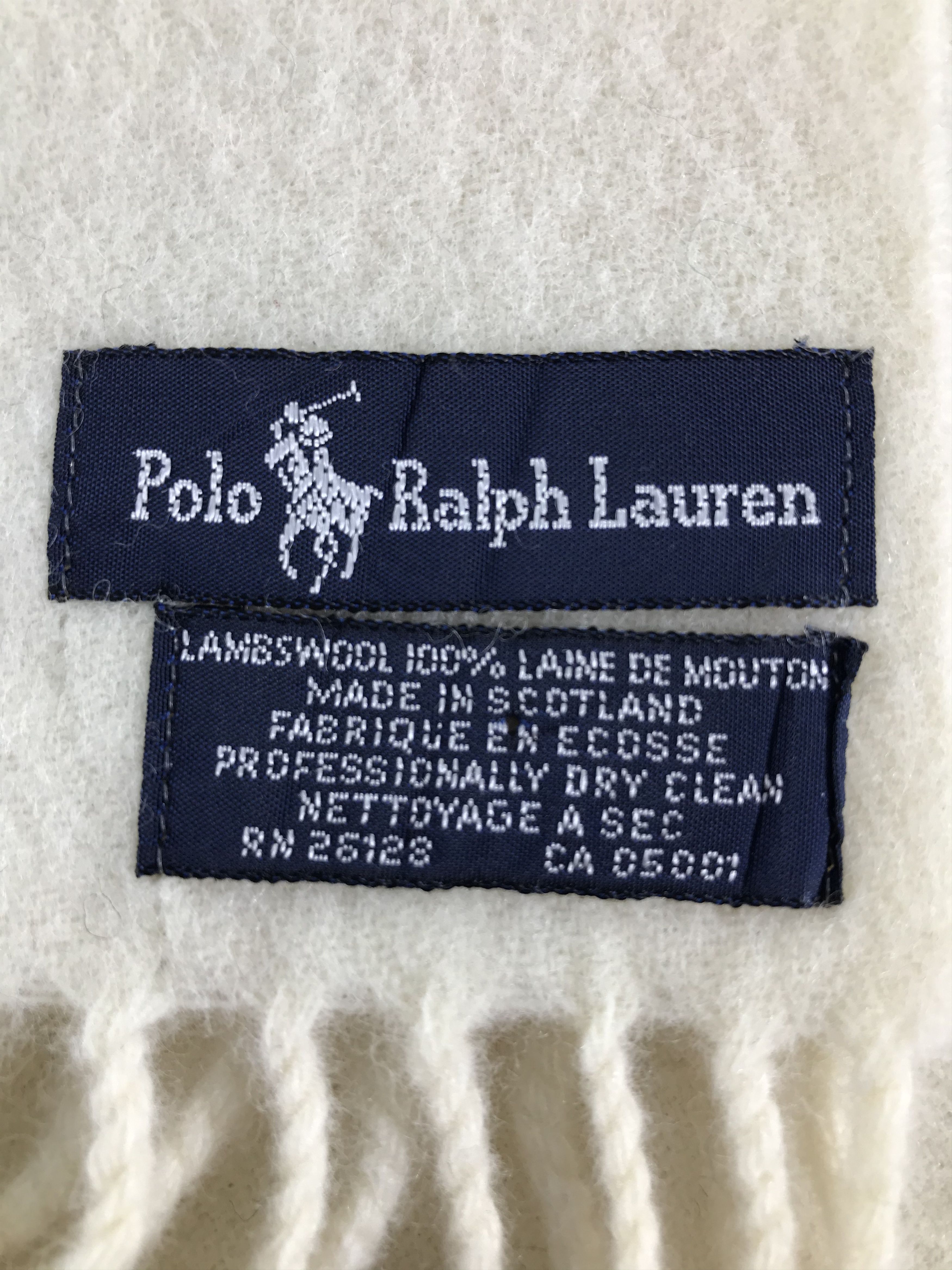 Polo Ralph Lauren Polo Ralph Lauren Wool Scarf Muffler V210 Size ONE SIZE - 4 Thumbnail