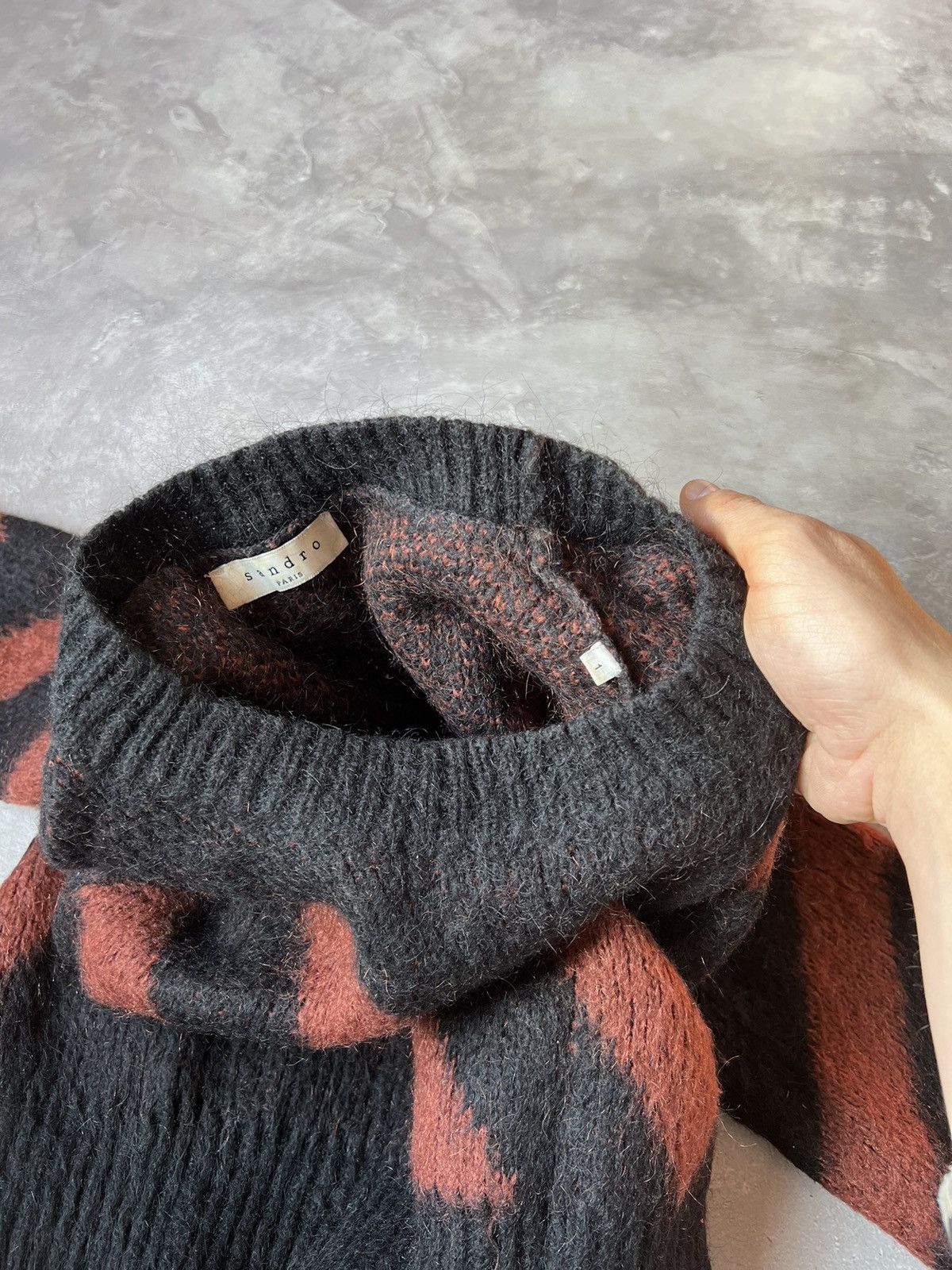 Sandro Sandro Mohair Sweater Size S / US 4 / IT 40 - 5 Thumbnail