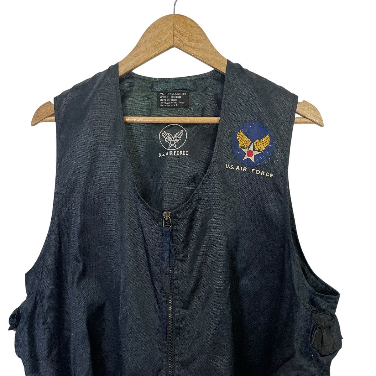 Japanese Brand Vintage U.S Air Force Radio Carrier Tactical Vest Size US L / EU 52-54 / 3 - 2 Thumbnail