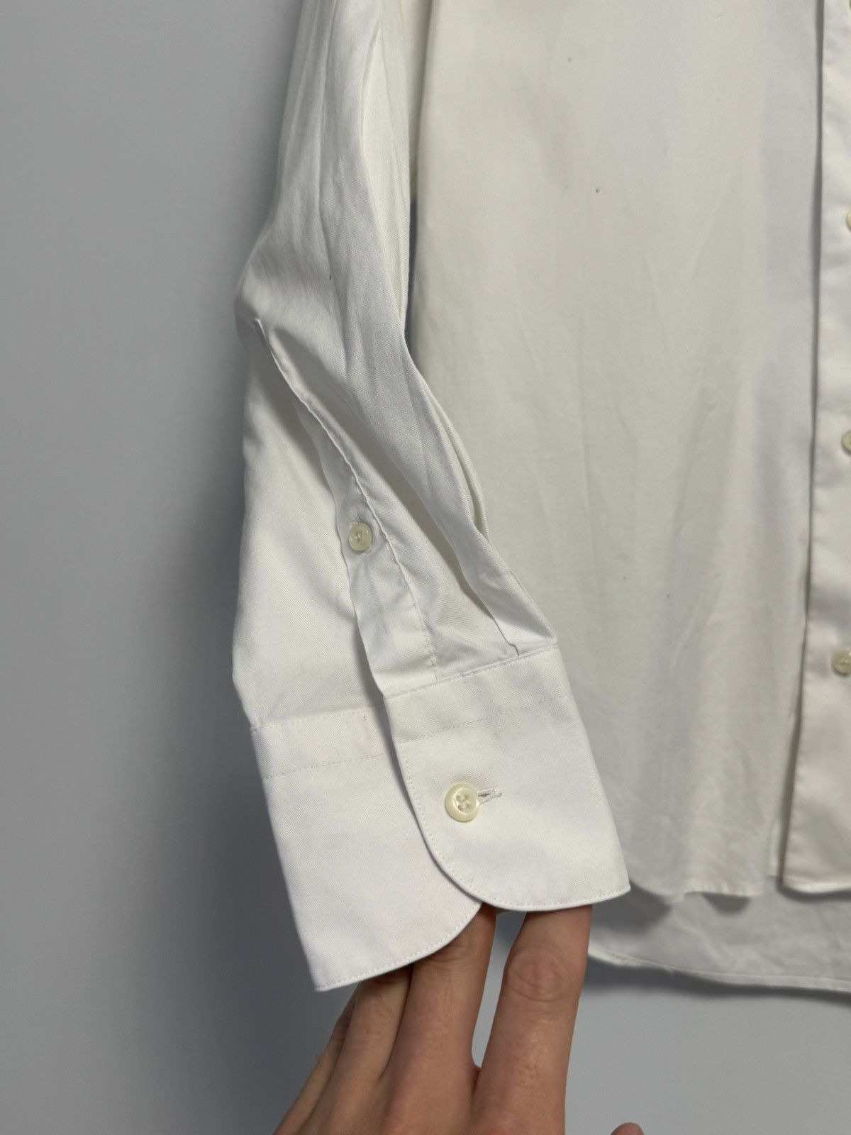 Boggi Boggi Milano Shirt Mens 38 15 White Long Sleeve Button Up Size US M / EU 48-50 / 2 - 7 Thumbnail