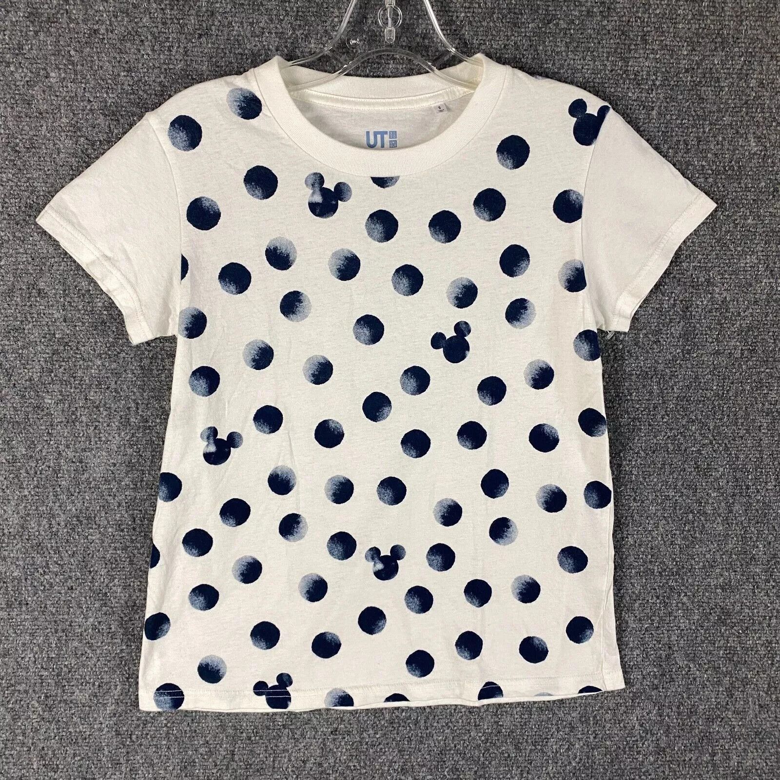 Uniqlo Uniqlo Disney Shirt Women's Small Short Sleeve Polka Dots Size S / US 4 / IT 40 - 1 Thumbnail