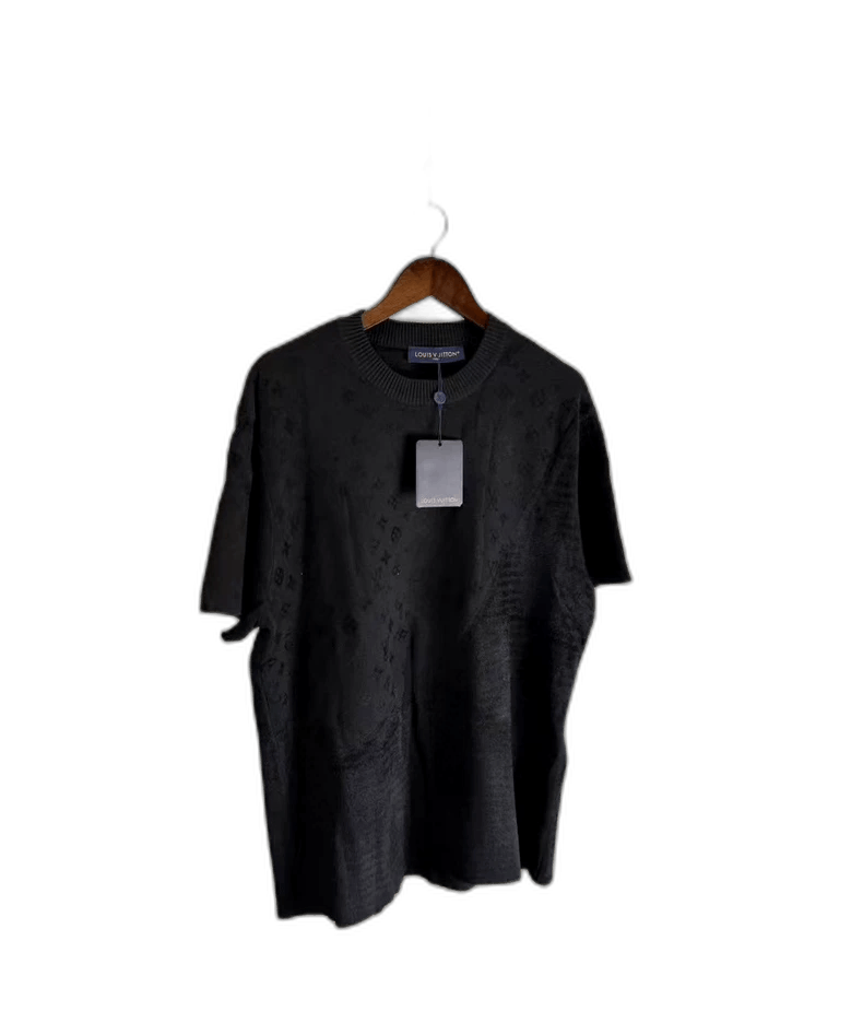 Louis Vuitton Louis Vuitton Black Short Sleeve Top-2507 Size US XL / EU 56 / 4 - 1 Thumbnail