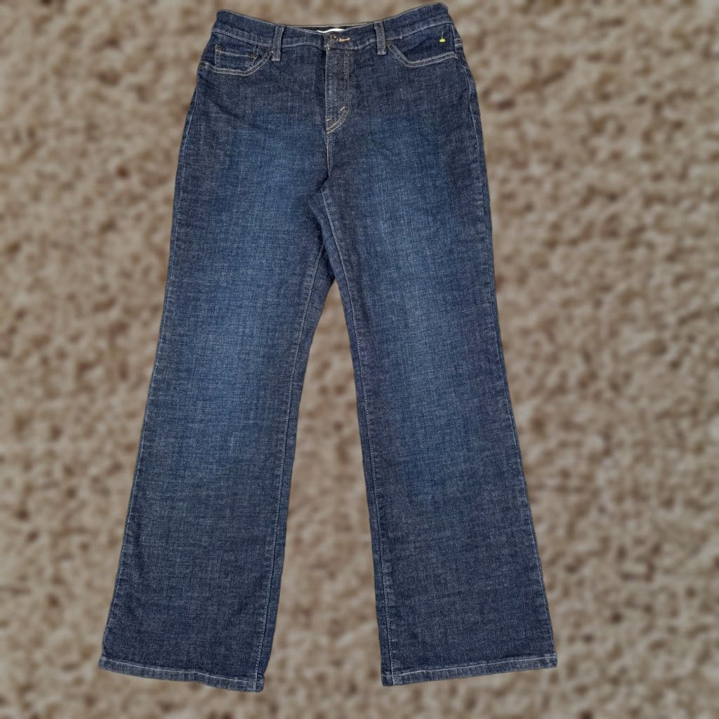 Levi's Levis Premium Jeans Womens 12 Blue Denim 512 Bootcut Perfectly Slimming 30x29 Size 34" / US 12 / IT 48 - 1 Thumbnail