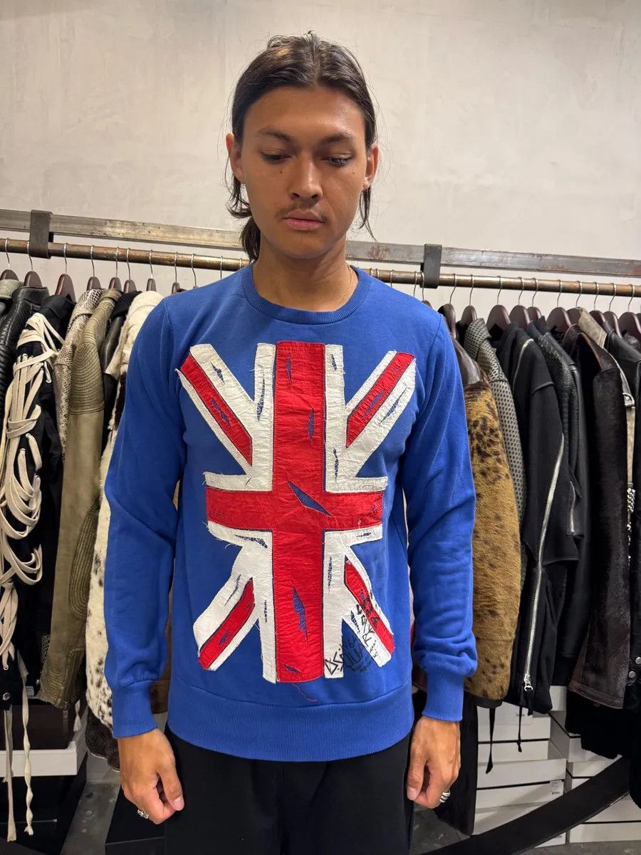 Dsquared2 AW2015 Dsquared2 UK Flag Blue Sweater Size US S / EU 44-46 / 1 - 2 Thumbnail
