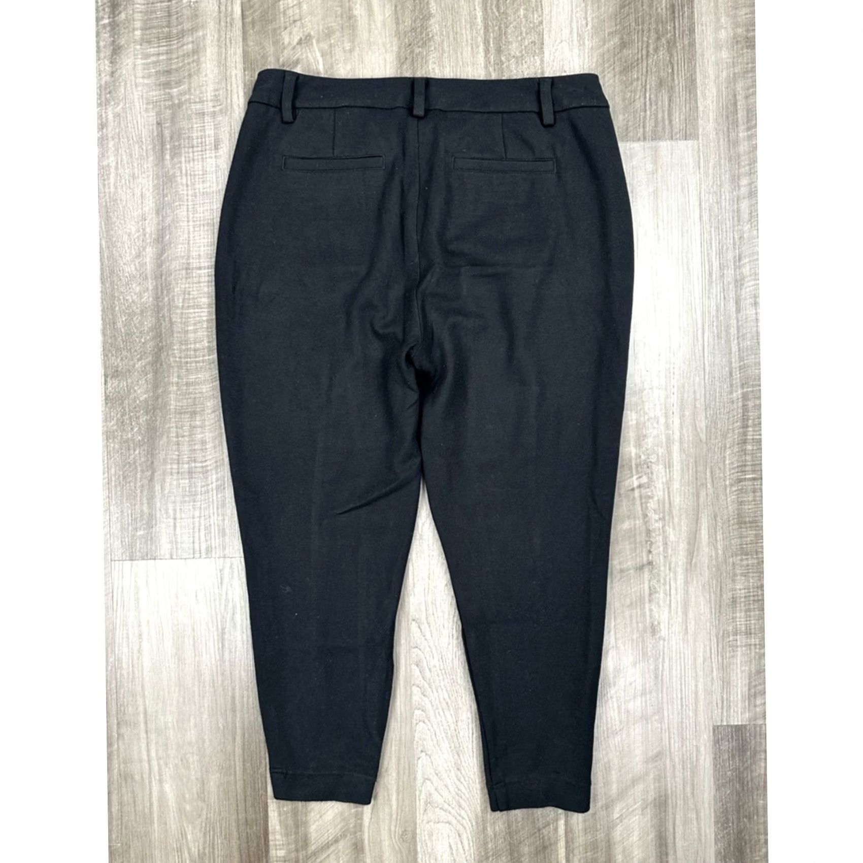 Vintage Cabi Agency Black Split Ankle Stretch Pants Women 8 Regular Dress Pants Size 30" / US 8 / IT 44 - 2 Thumbnail