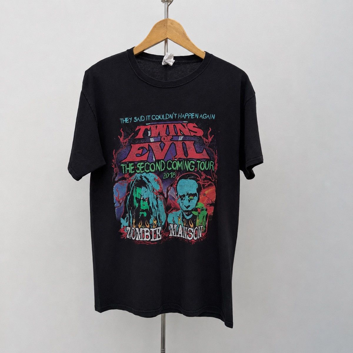 Band Tees Rob Zombie x Marilyn Manson Twins of Evil Second Coming Tour Size US L / EU 52-54 / 3 - 1 Thumbnail