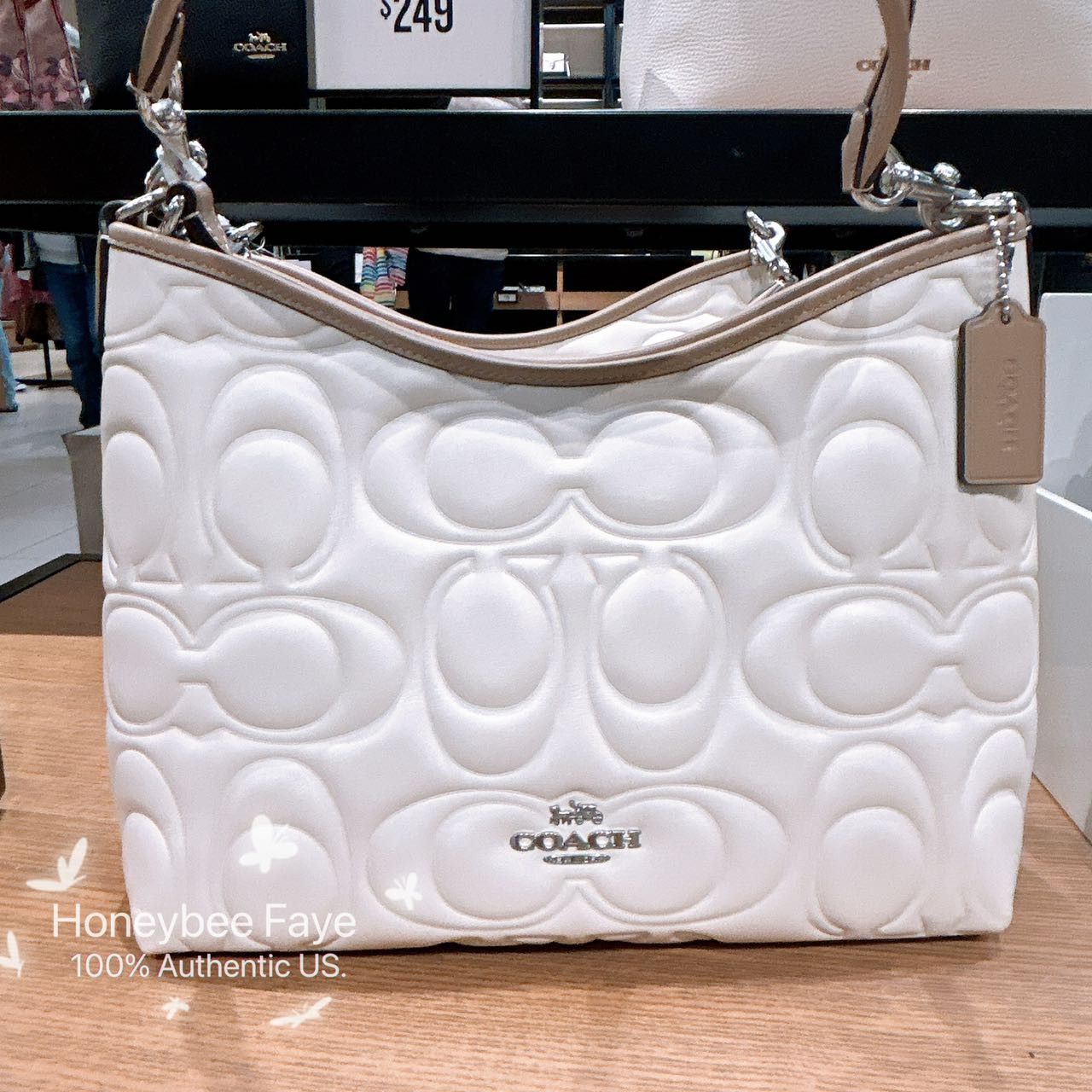Coach Laurel Shoulder Bag In Blocked Signature Leather CZ184 Size ONE SIZE - 1 Thumbnail