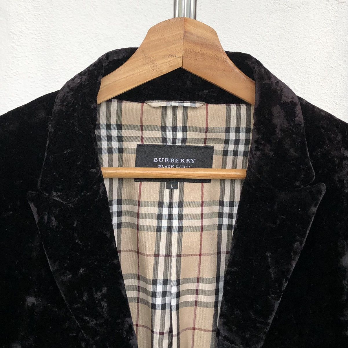 Burberry Burberry Black Label Velvet Lined Novacheck Blazer/Jacket Size US L / EU 52-54 / 3 - 10 Thumbnail
