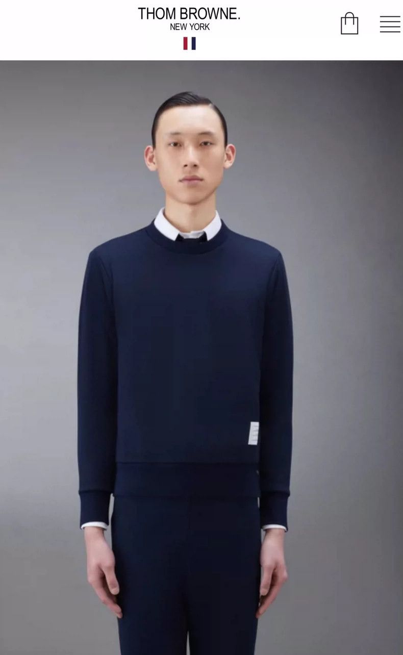 Thom Browne Thom browne Classic dark blue, back color stripe design, sp Size US L / EU 52-54 / 3 - 7 Thumbnail