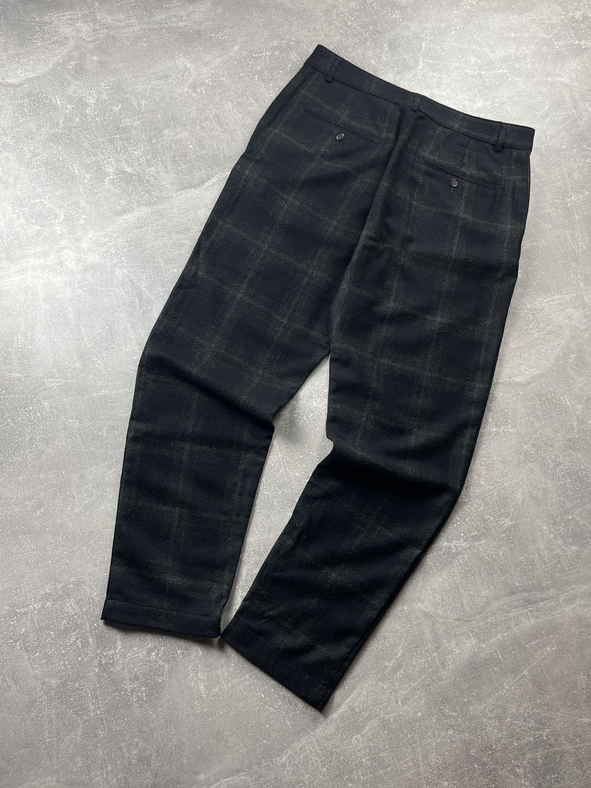 Universal Works Universal Works Military Chino Merino Check Olive Dark Size US 34 / EU 50 - 6 Thumbnail