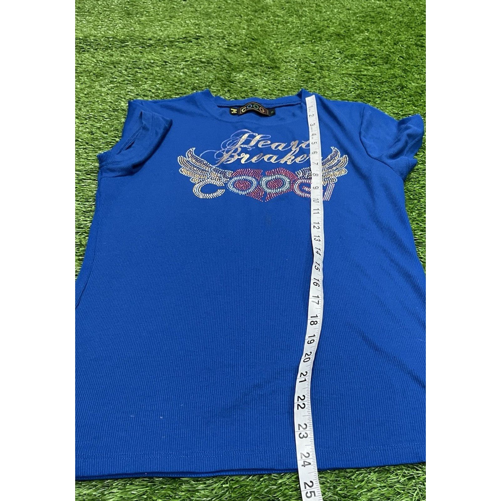 Coogi COOGI Vintage 90’s Babydoll Tee Jeweled Rhinestone Bling XL Size XL / US 12-14 / IT 48-50 - 6 Thumbnail