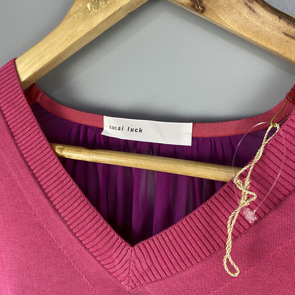 Sacai Sacai Luck Switching Knit Sweater Size XS / US 0-2 / IT 36-38 - 6 Thumbnail