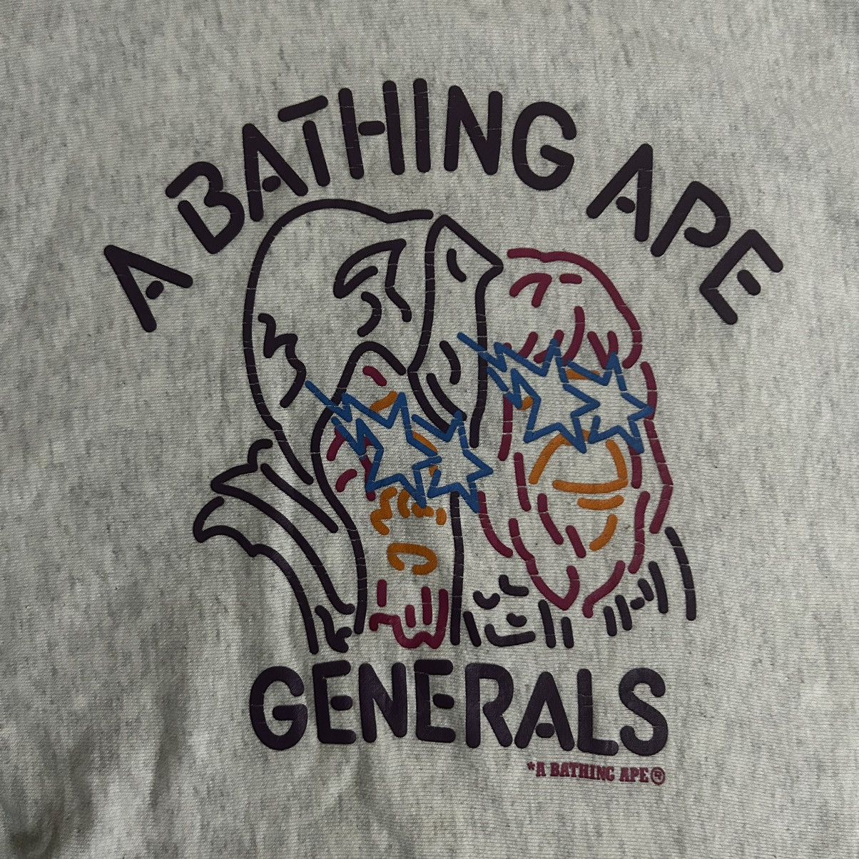 Bape Bape Neon Ape Generals Pullover Hoodie Size US M / EU 48-50 / 2 - 4 Thumbnail
