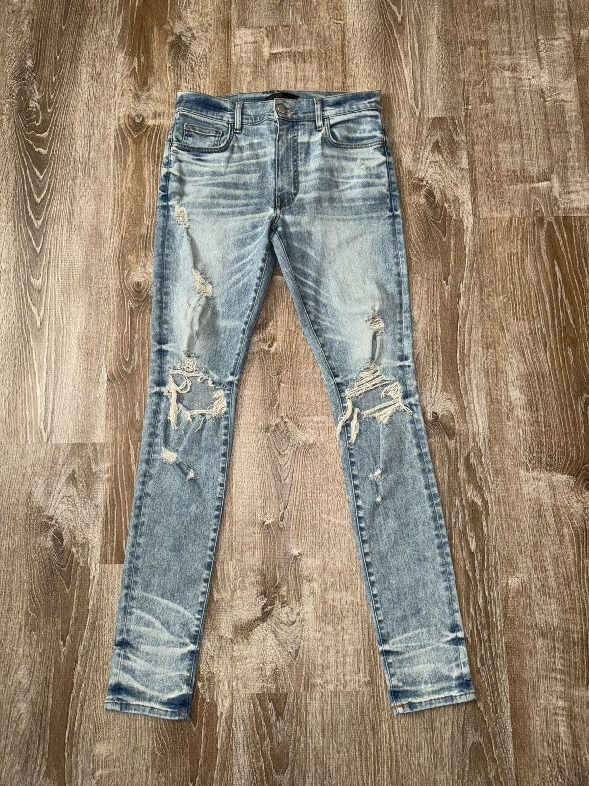 Amiri Amiri Jeans Distressed Size US 31 - 1 Thumbnail