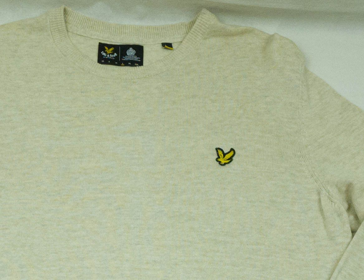 Lyle & Scott Lyle Scott mens jumper linen size L vgc Size US L / EU 52-54 / 3 - 3 Thumbnail