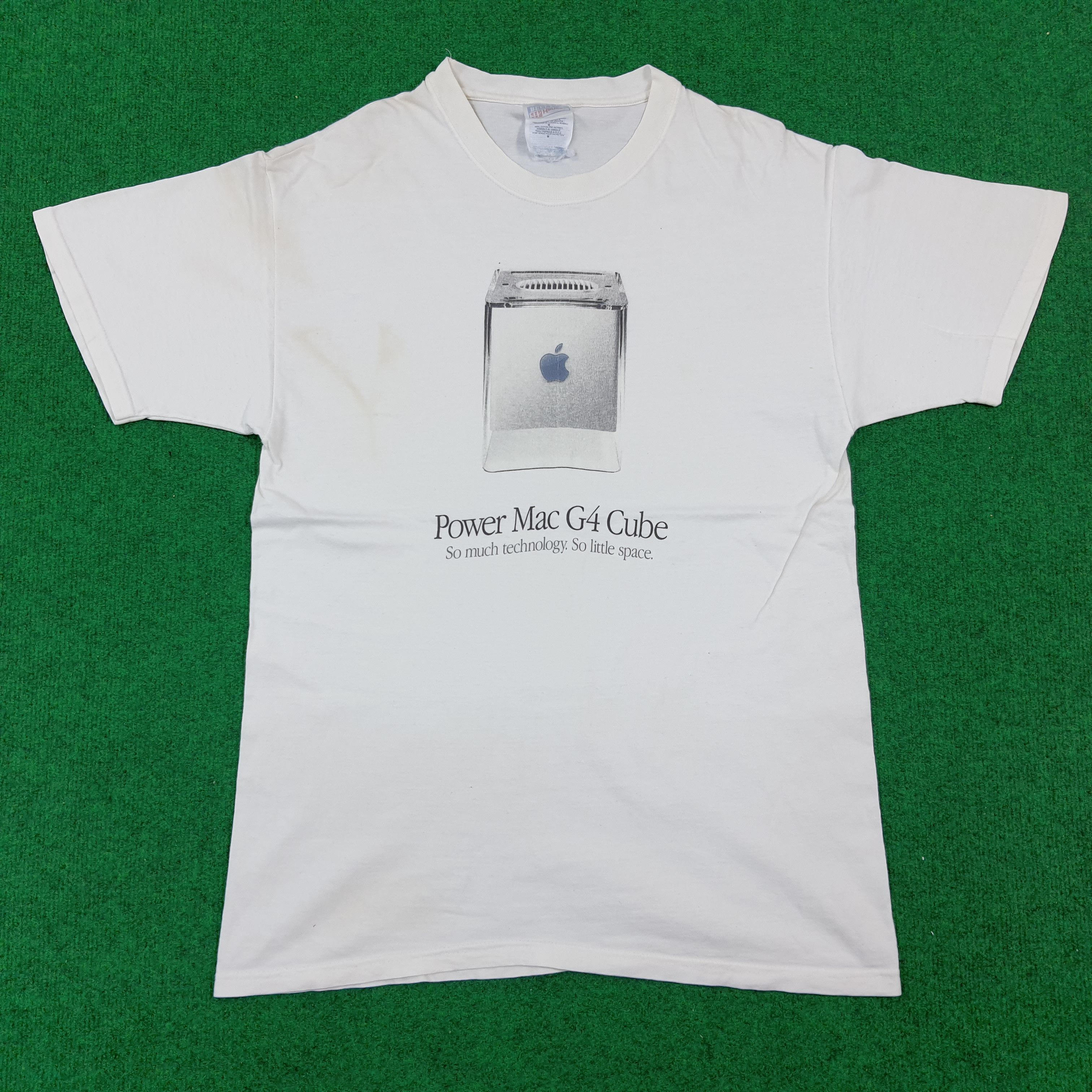 American Apparel × Apple × Vintage Vintage Apple Power Mac Iphone Apple Product Tshirt C196N80 Size US M / EU 48-50 / 2 - 1 Thumbnail