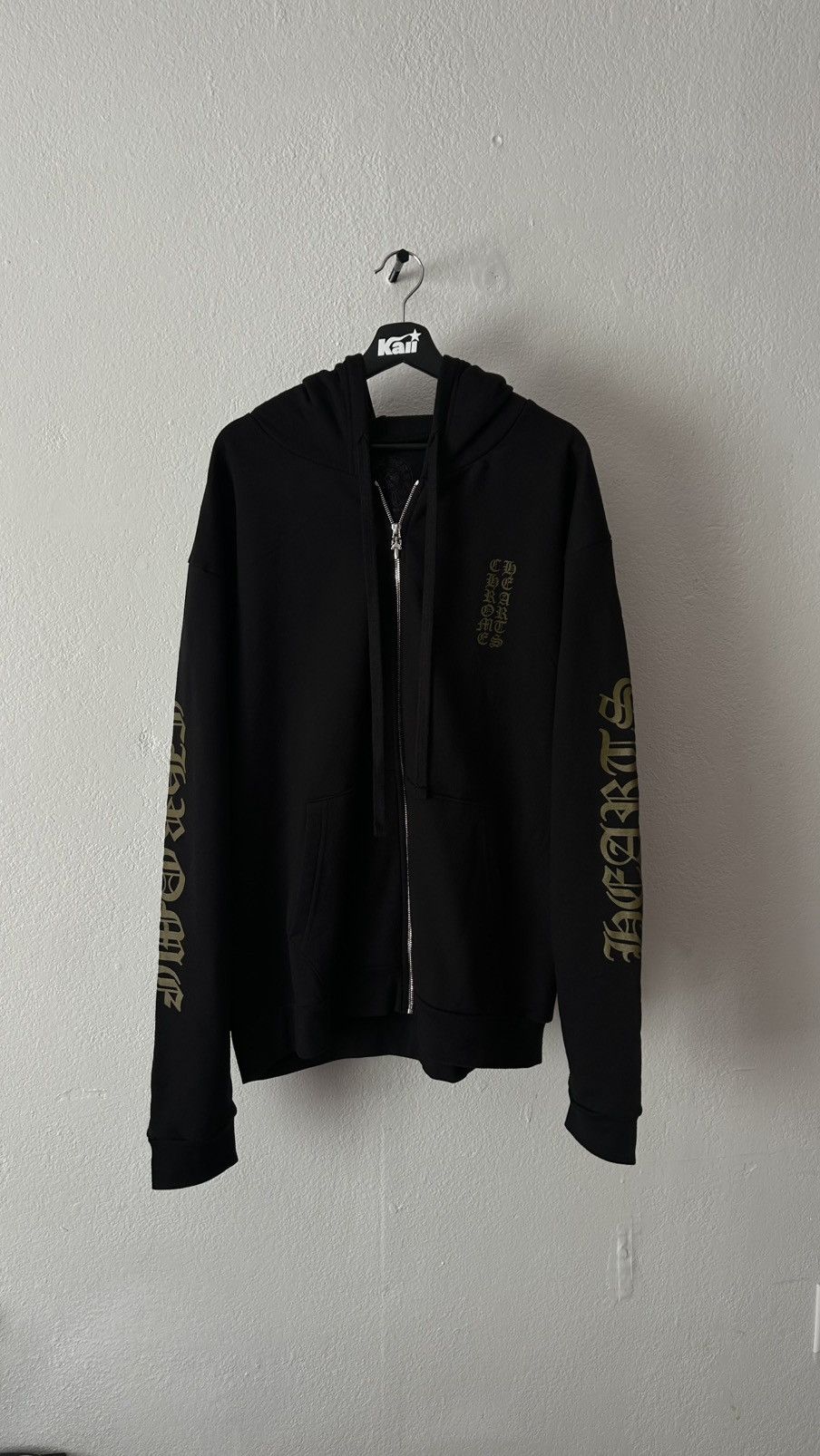 Chrome Hearts Chrome Hearts Olive Zip Up Hoodie Size US XL / EU 56 / 4 - 1 Thumbnail