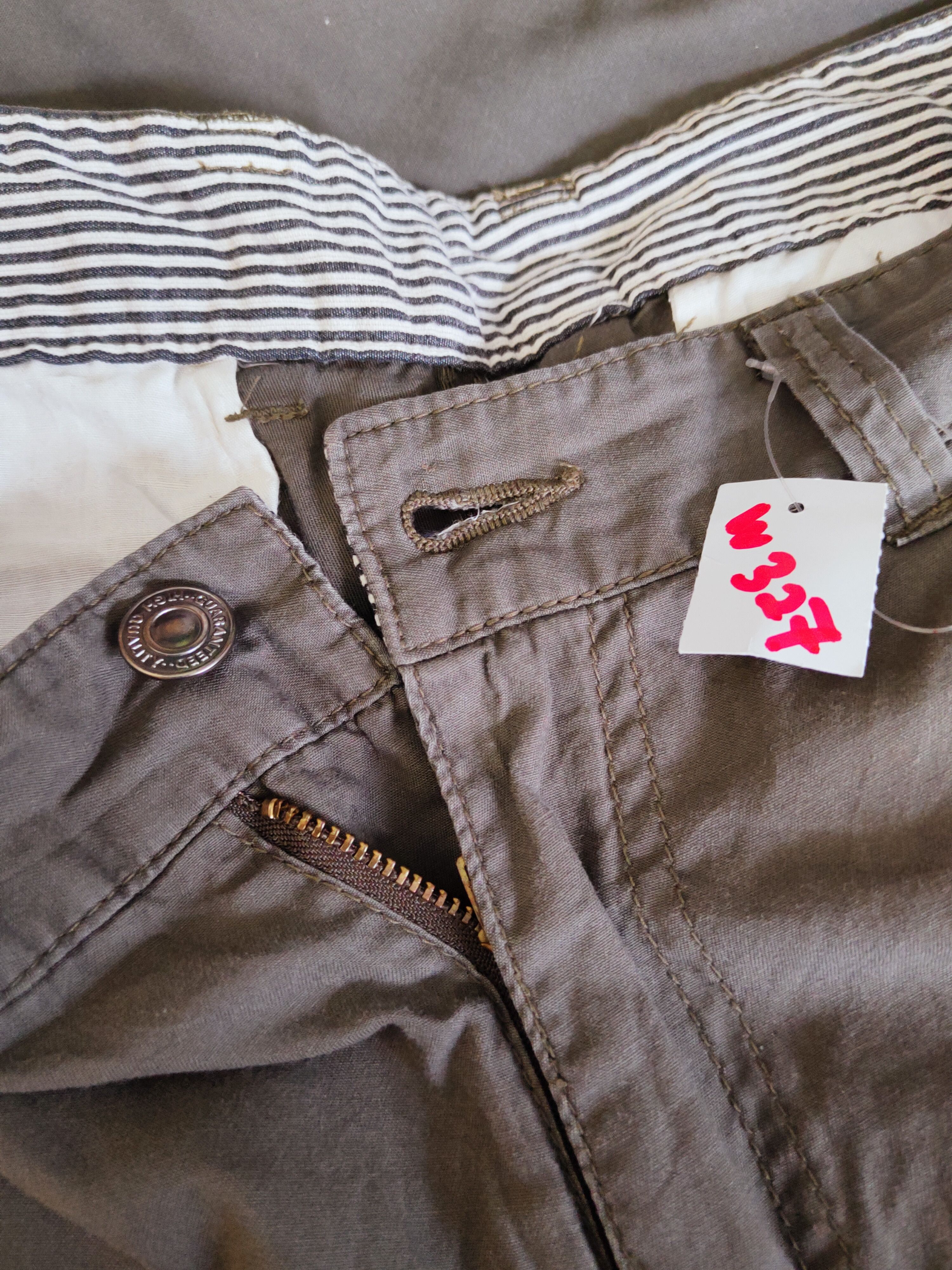 Japanese Brand Evenriver Olive Multipocket Tactical Cargo Pants #W327 Size US 33 - 15 Thumbnail