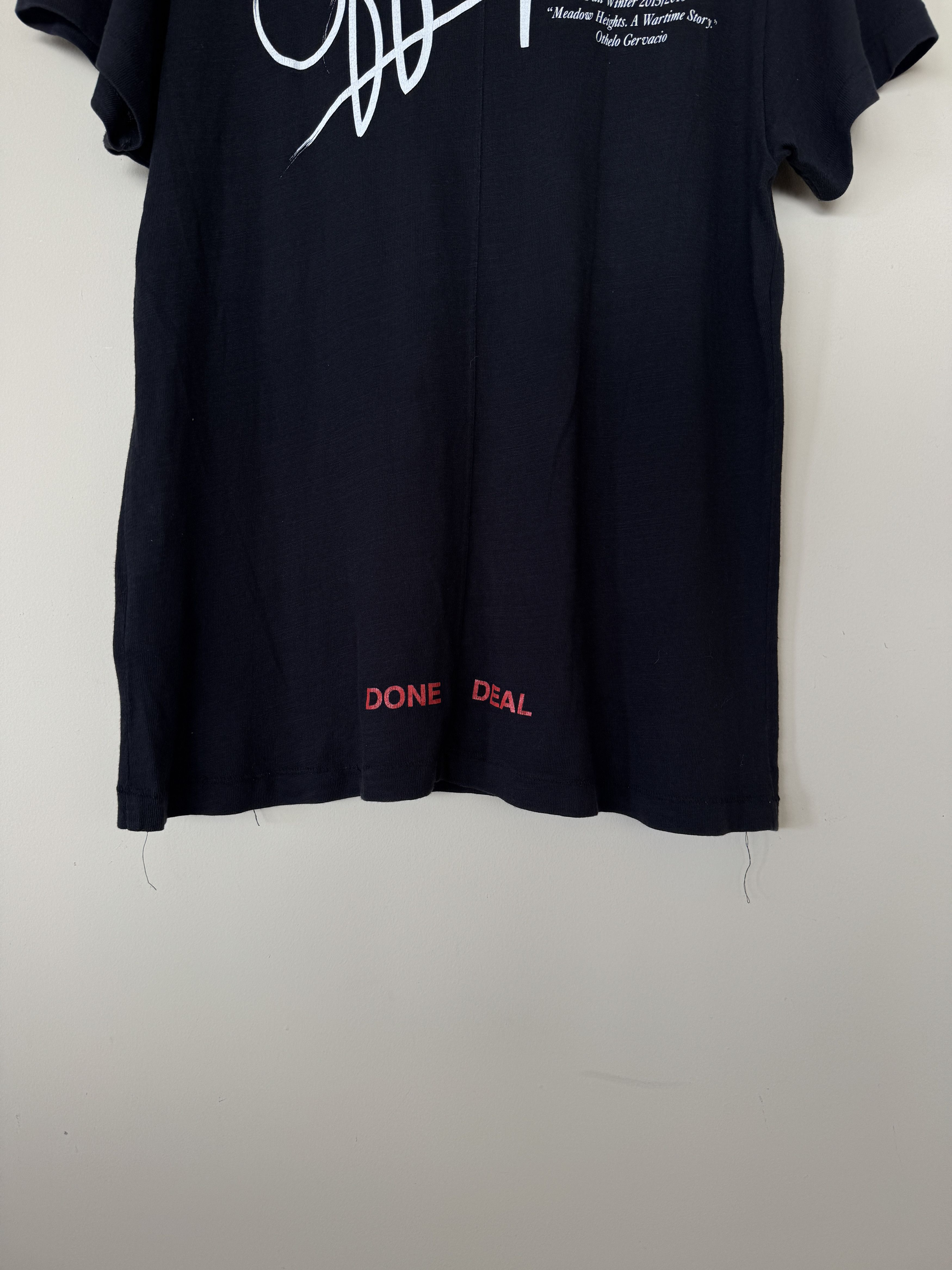 Off-White Off White x Othelo Gervacio FW15 Done Deal Tee Size US S / EU 44-46 / 1 - 7 Thumbnail