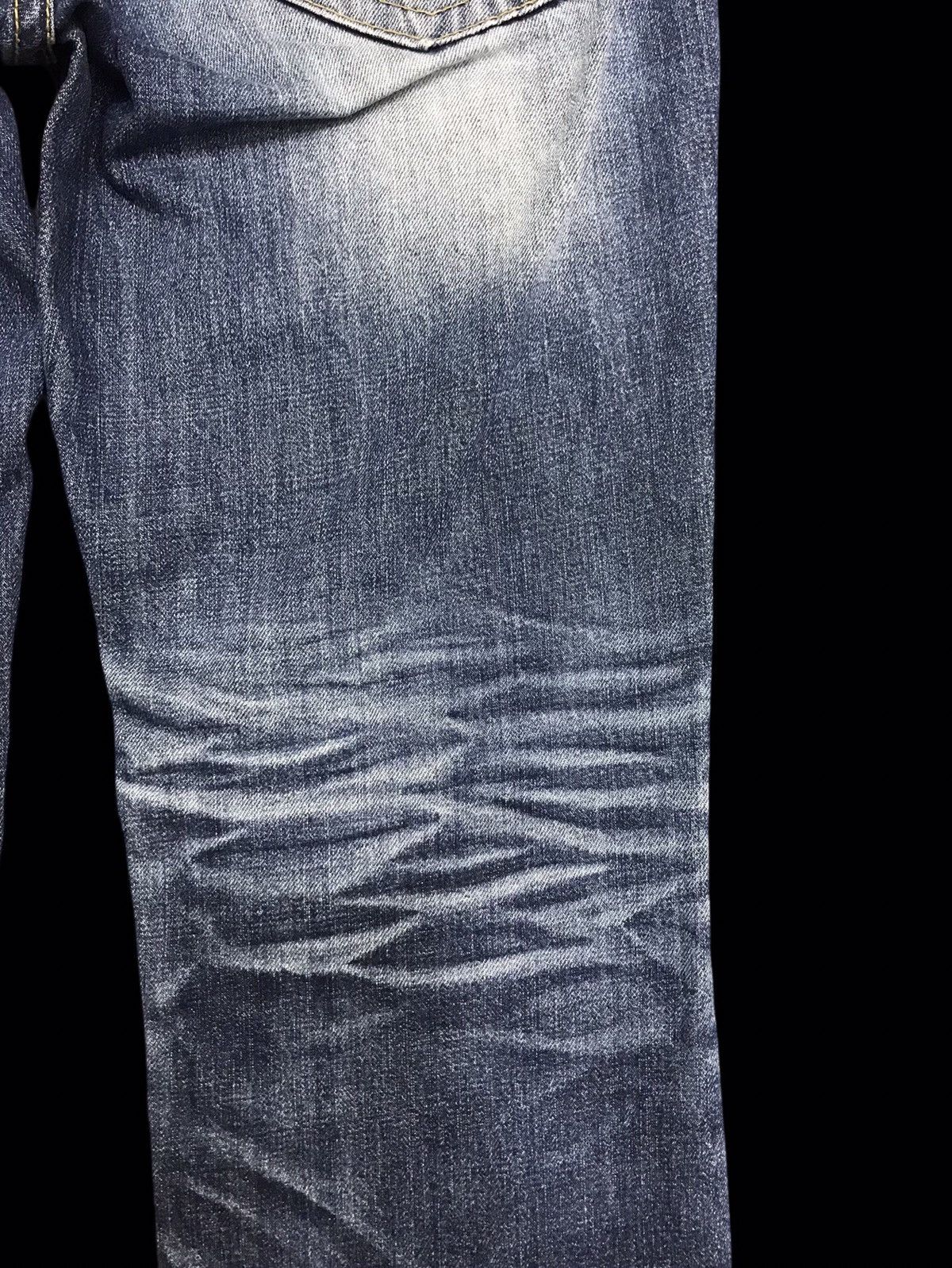 Seditionaries 💥VERY RARE💥LOLITA FLYING SKULL EMBROIDERY DENIM F384 Size US 31 - 14 Thumbnail