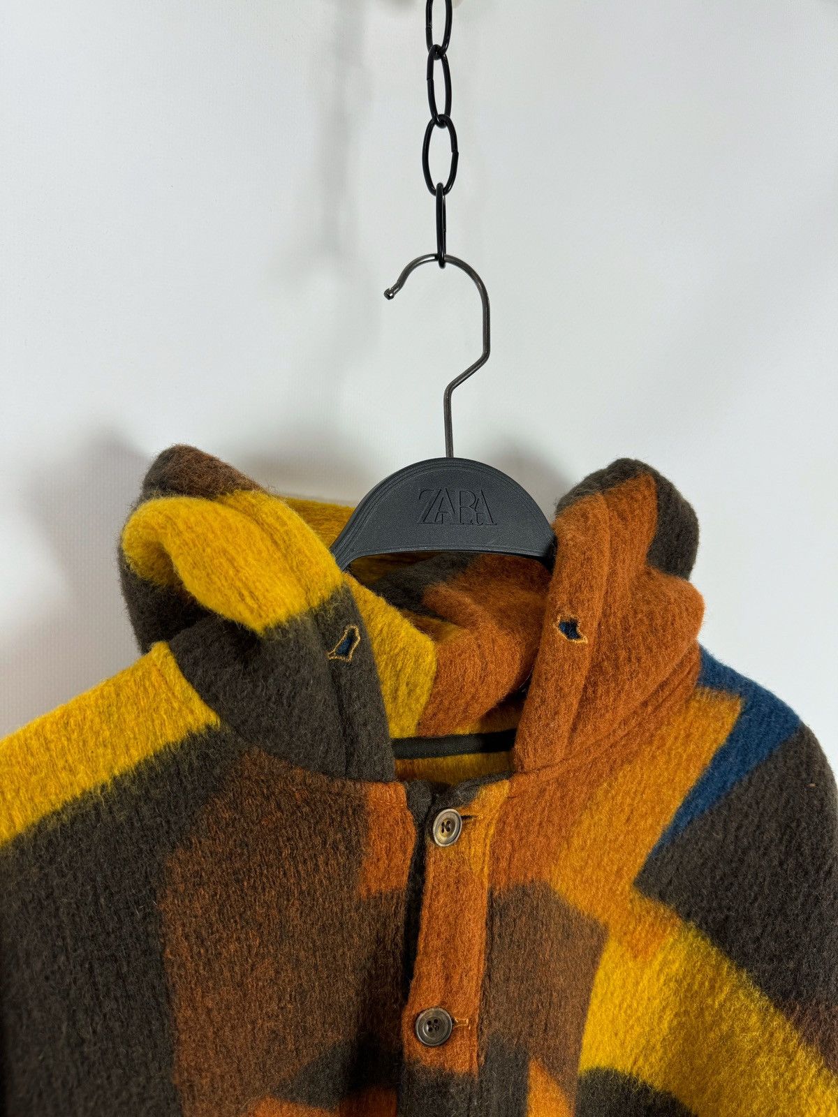 Etudes Etudes France Geometric Multicolor Poncho Unisex Jacket Size M / US 6-8 / IT 42-44 - 4 Thumbnail