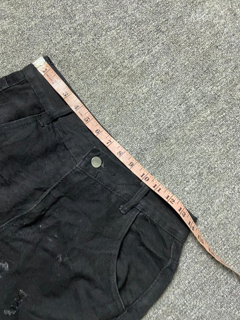 Japanese Brand C.C.U.L Brand Destroyed Double Denim Jeans (197) Size US 28 / EU 44 - 8 Thumbnail
