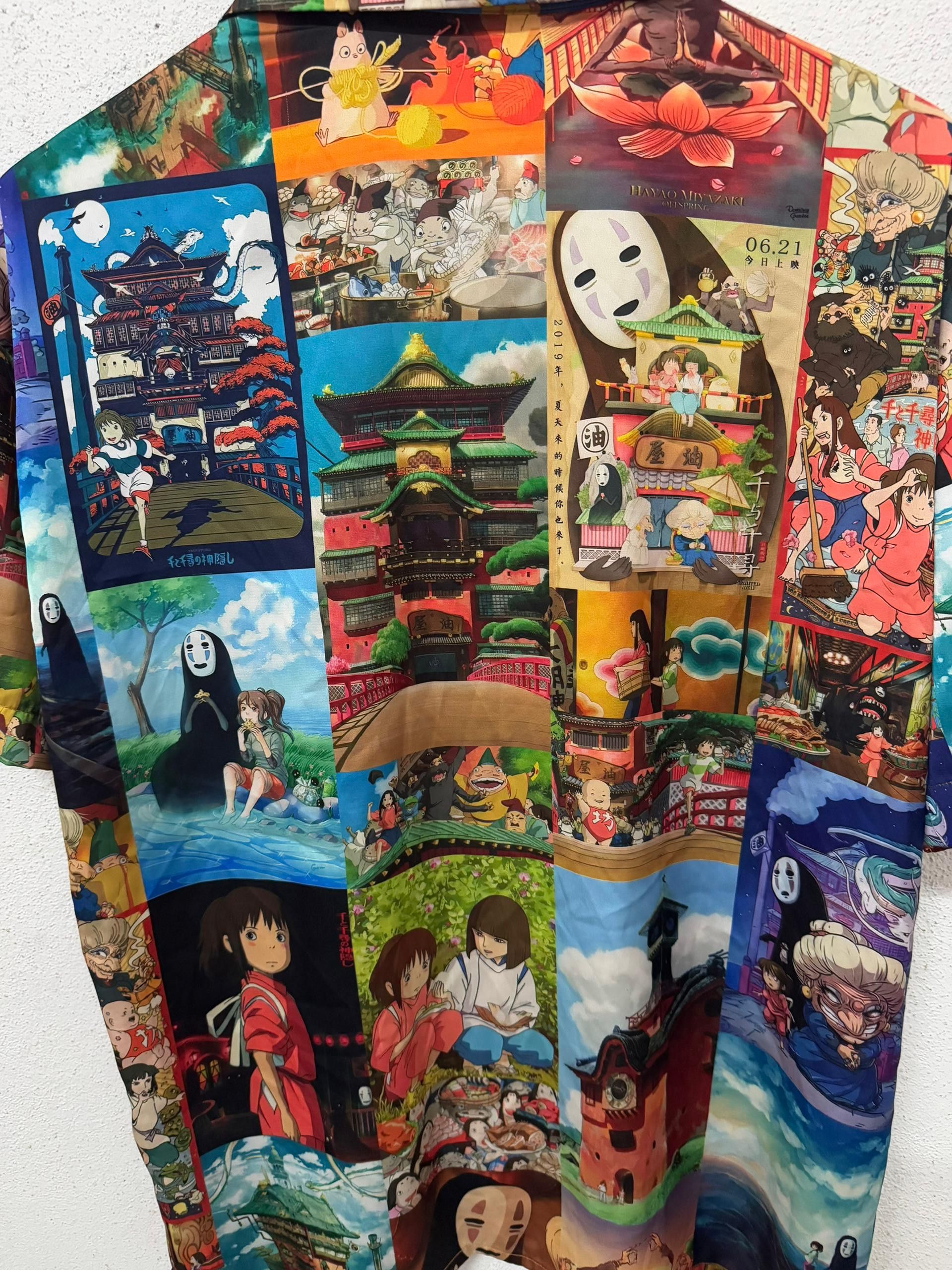 If Six Was Nine × Japanese Brand Studio ghibli spirit away full print satin button ups Size US L / EU 52-54 / 3 - 4 Thumbnail