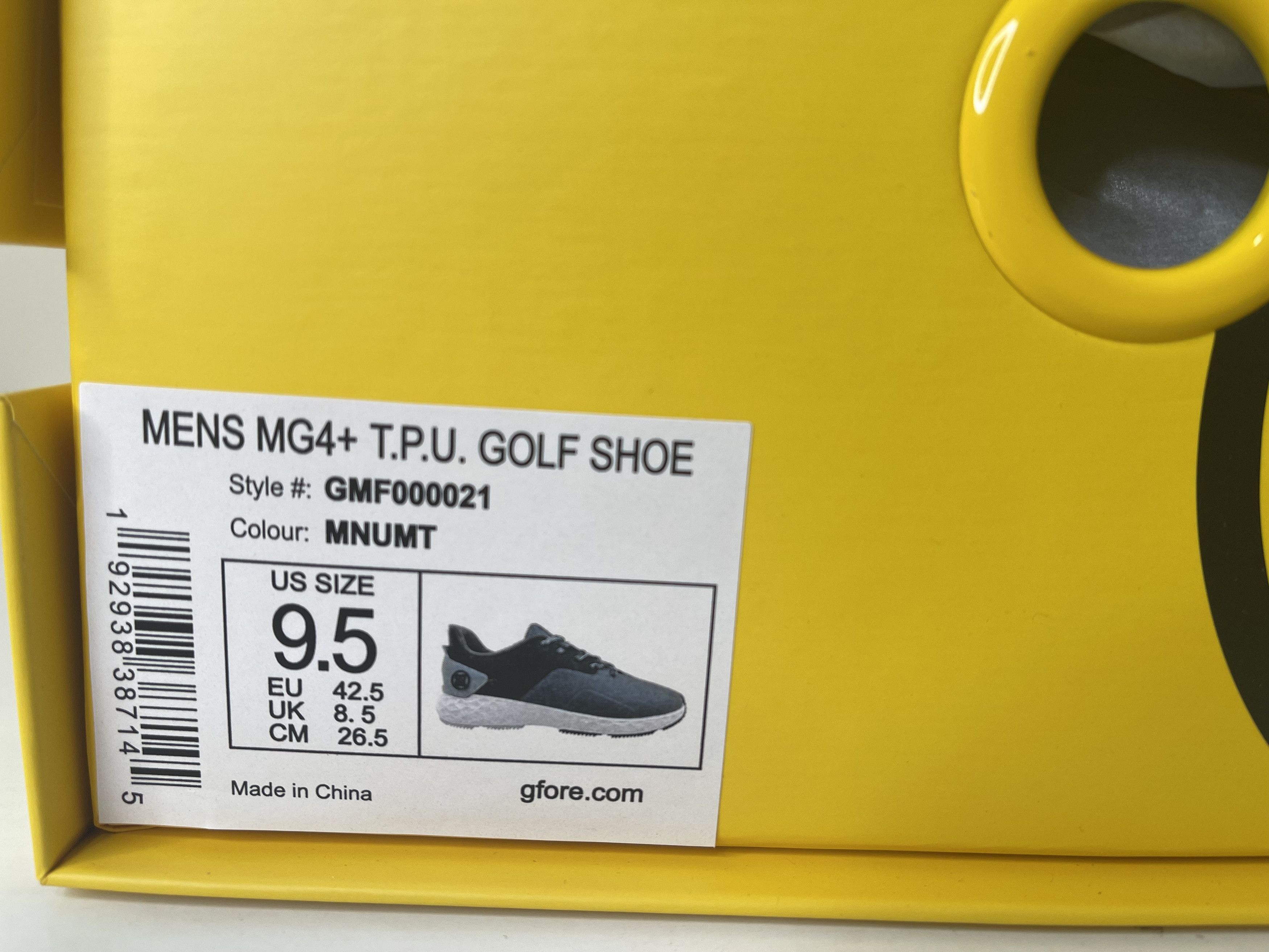 G/FORE G/FORE MG4+ TPU GOLF SHOES MONUMENT MENS 9.5US Size US 9.5 / EU 42-43 - 7 Thumbnail