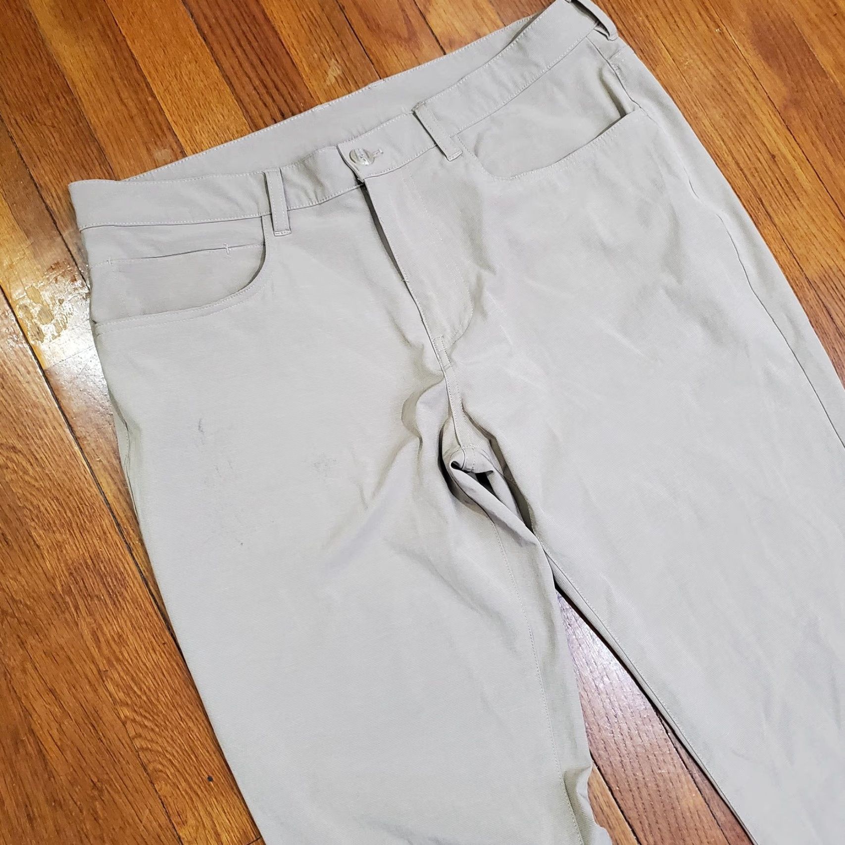 Callaway Callaway Mens Pants 36x34 Beige Khaki Chino Stretch Performance Golf Casual Size US 36 / EU 52 - 6 Thumbnail