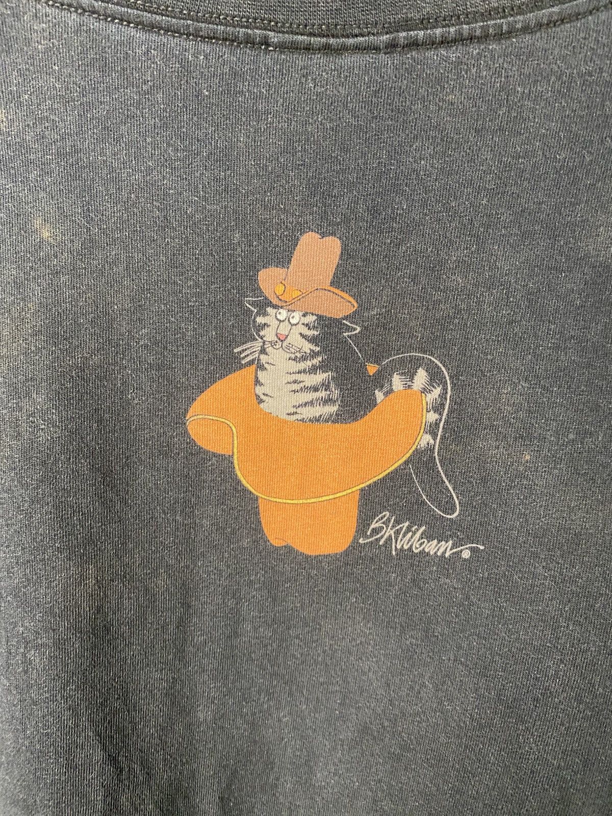 Vintage Distressed Vintage B. Kliban Cat In Boots Crazy Shirts L/S Size US M / EU 48-50 / 2 - 14 Thumbnail