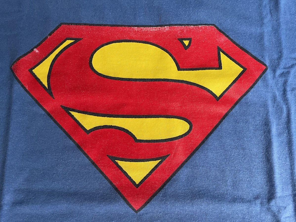 Vintage Vintage Superman T-Shirt, single stitched Size US XL / EU 56 / 4 - 8 Thumbnail