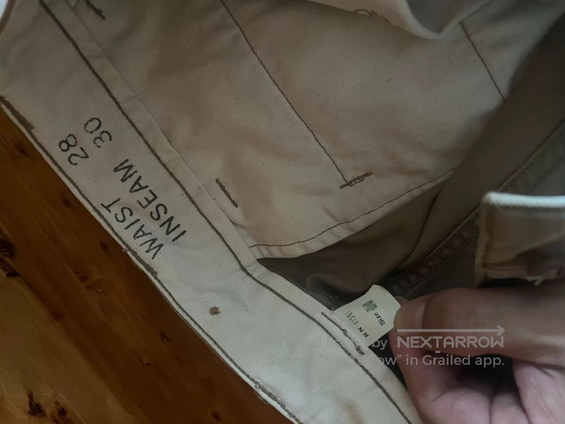 RRL Ralph Lauren RRL Classic Khaki Cargo Pants. Size US 28 / EU 44 - 8 Thumbnail
