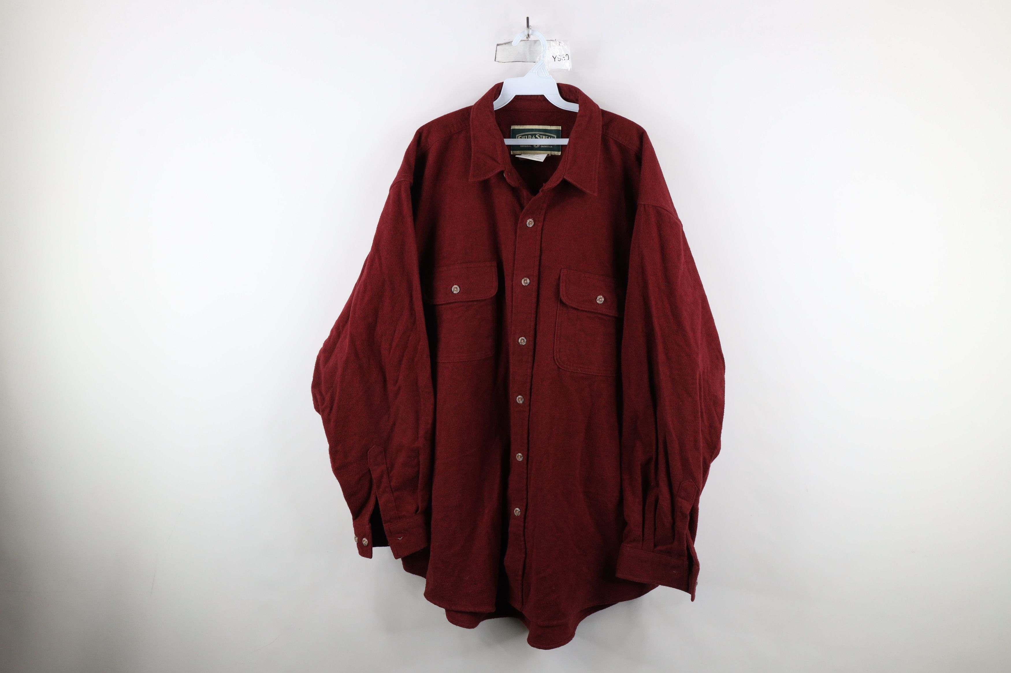 Vintage Vintage 90s Streetwear Heavyweight Chamois Button Shirt Size US XXL / EU 58 / 5 - 1 Thumbnail