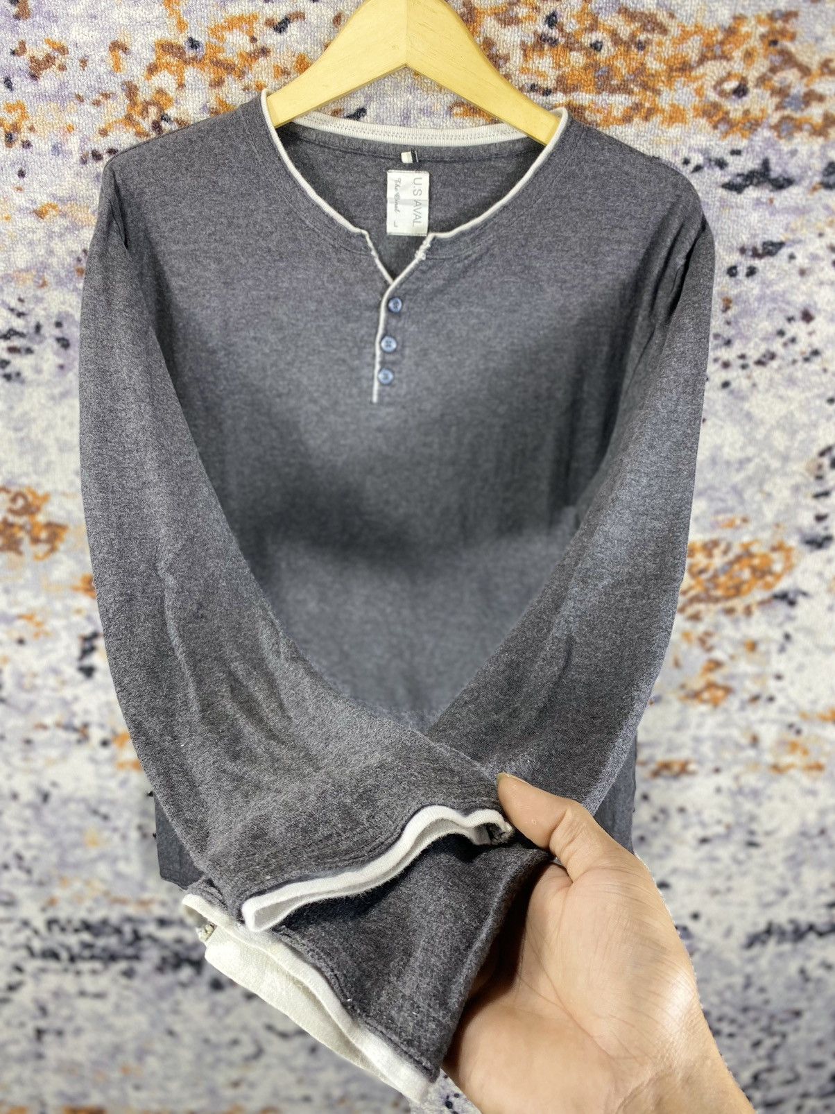 If Six Was Nine × Japanese Brand × Vintage Double Layer U.S Naval Ifsixwasnine Style Shirt Size US L / EU 52-54 / 3 - 2 Thumbnail