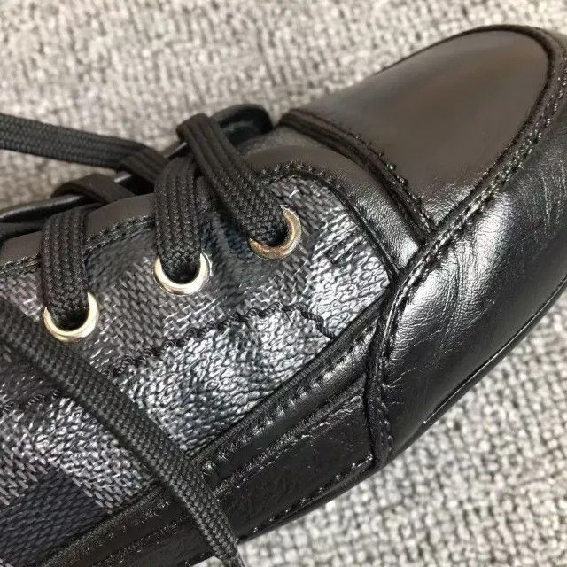 Louis Vuitton Louis Vuitton Black High-Top Fashion Sneakers -2508 Size US 8 / EU 41 - 1 Thumbnail